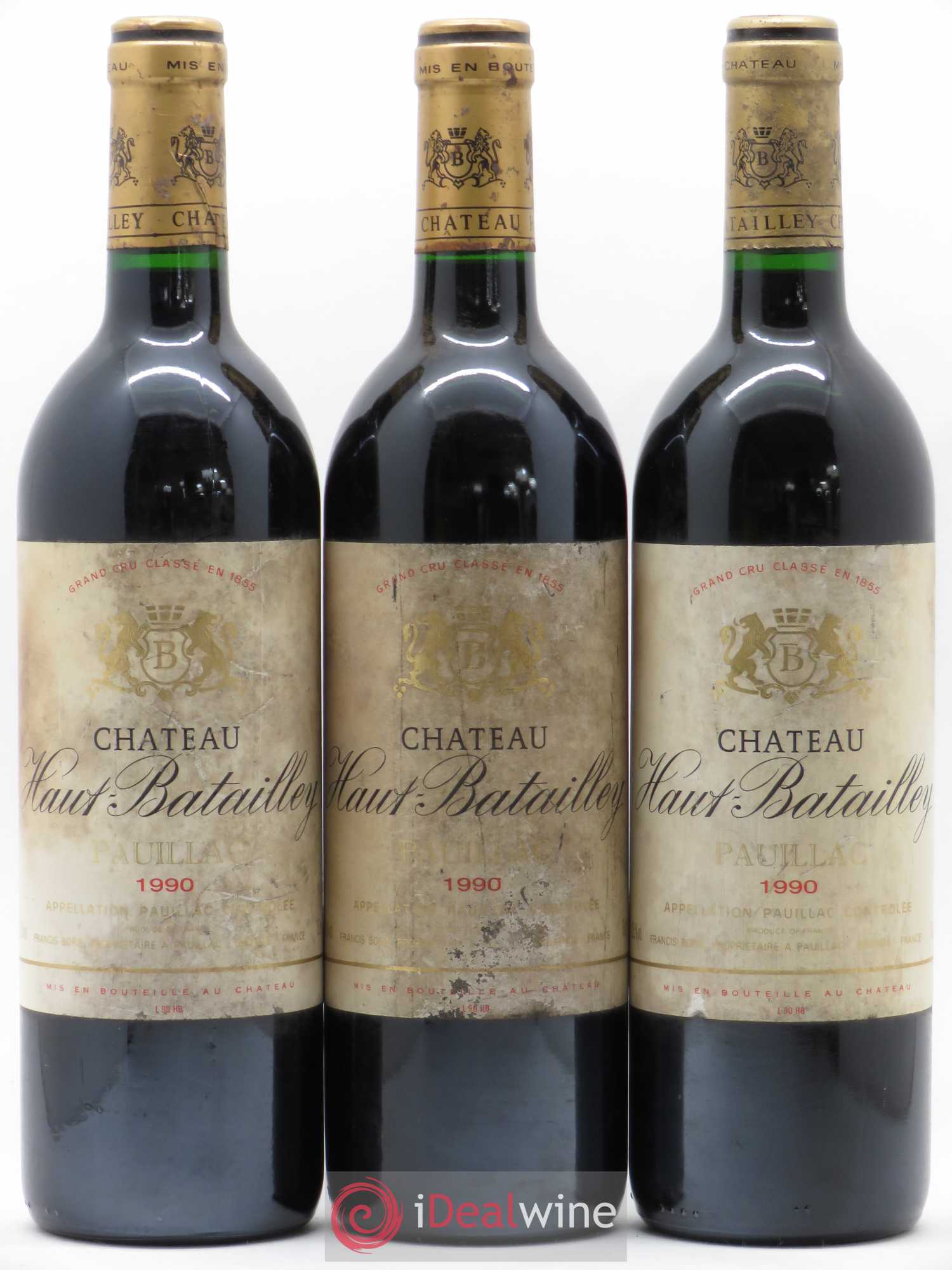 Château Haut Batailley 5ème Grand Cru Classé 1990 - Lot de 12 bouteilles - 4