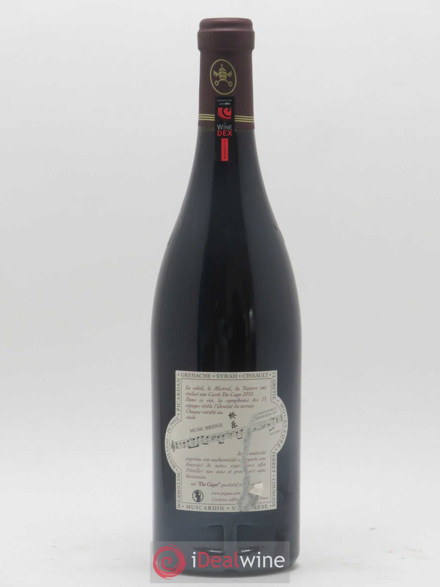 Châteauneuf-du-Pape Domaine du Pégau Cuvée Da Capo Paul et Laurence Féraud 2010 - Lot de 1 bouteille - 1