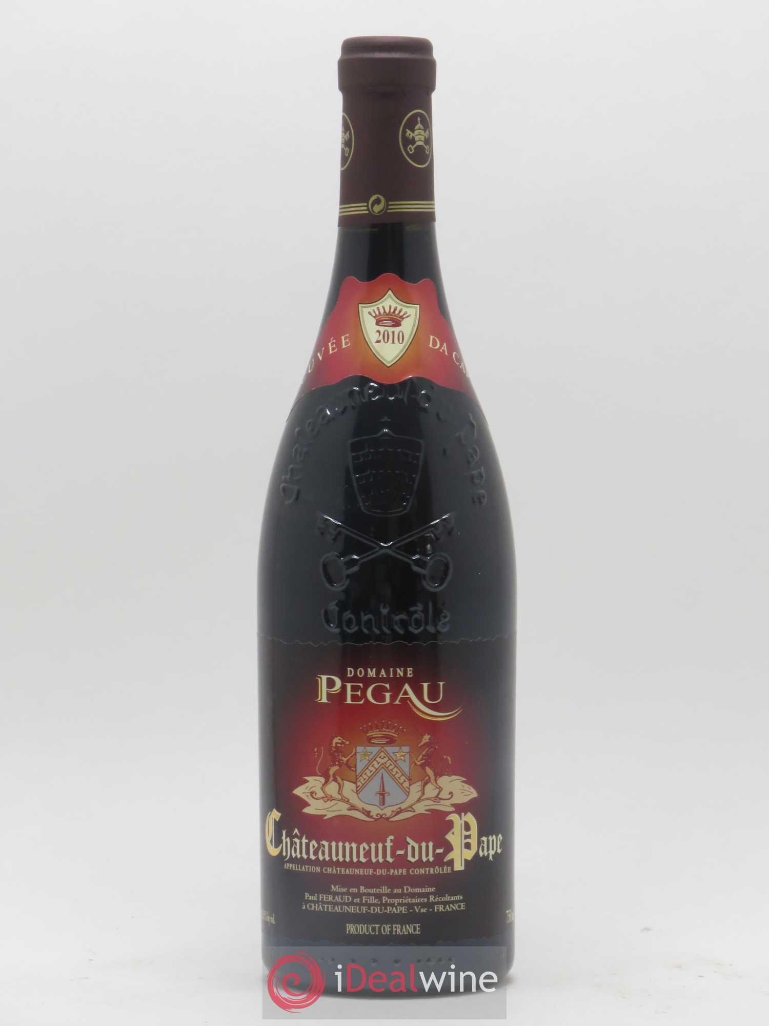 Châteauneuf-du-Pape Domaine du Pégau Cuvée Da Capo Paul et Laurence Féraud 2010 - Lot de 1 bouteille - 0