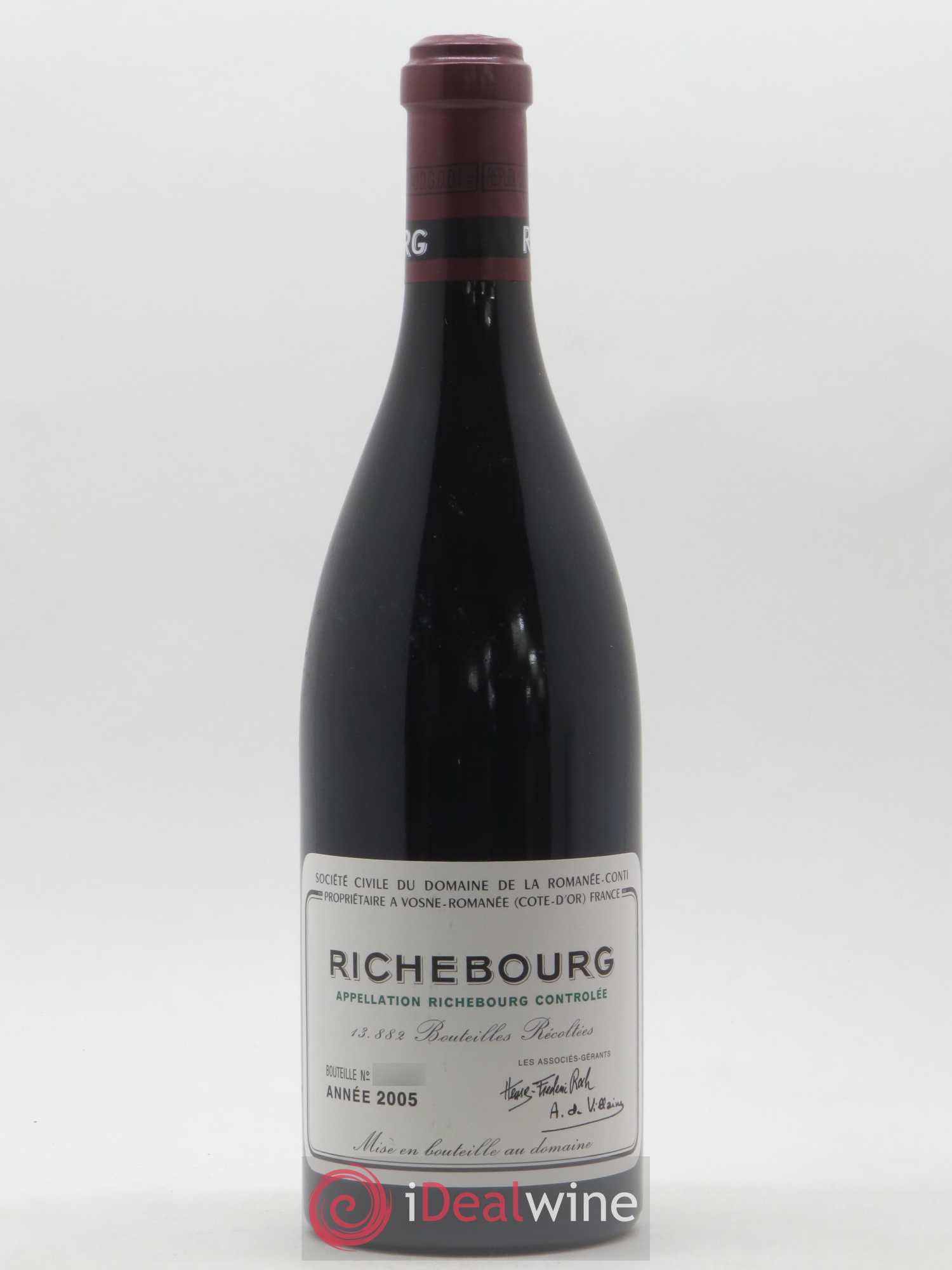 Richebourg Grand Cru Domaine de la Romanée-Conti 2005 - Lot de 1 bouteille - 0