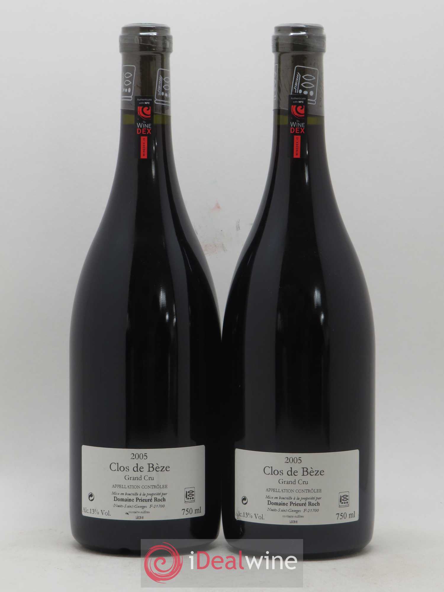 Chambertin Clos de Bèze Grand Cru Prieuré Roch 2005 - Lot de 2 bouteilles - 1