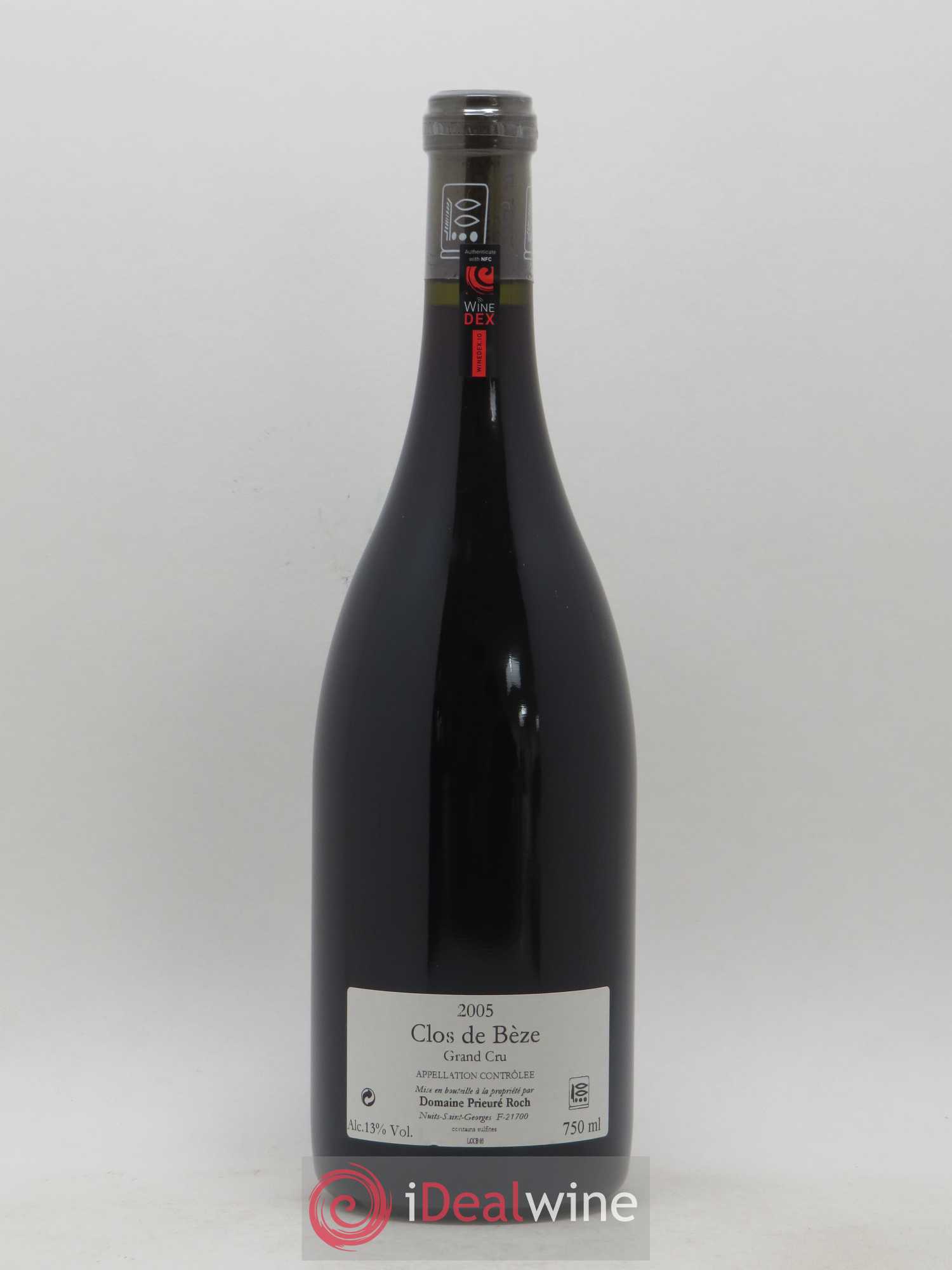 Chambertin Clos de Bèze Grand Cru Prieuré Roch 2005 - Lot de 1 bouteille - 1