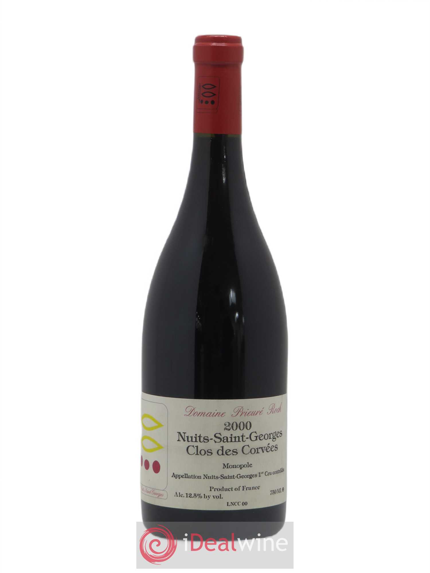 Nuits-Saint-Georges 1er Cru Le Clos des Corvées Prieuré Roch 2000 - Lot de 1 bouteille - 0