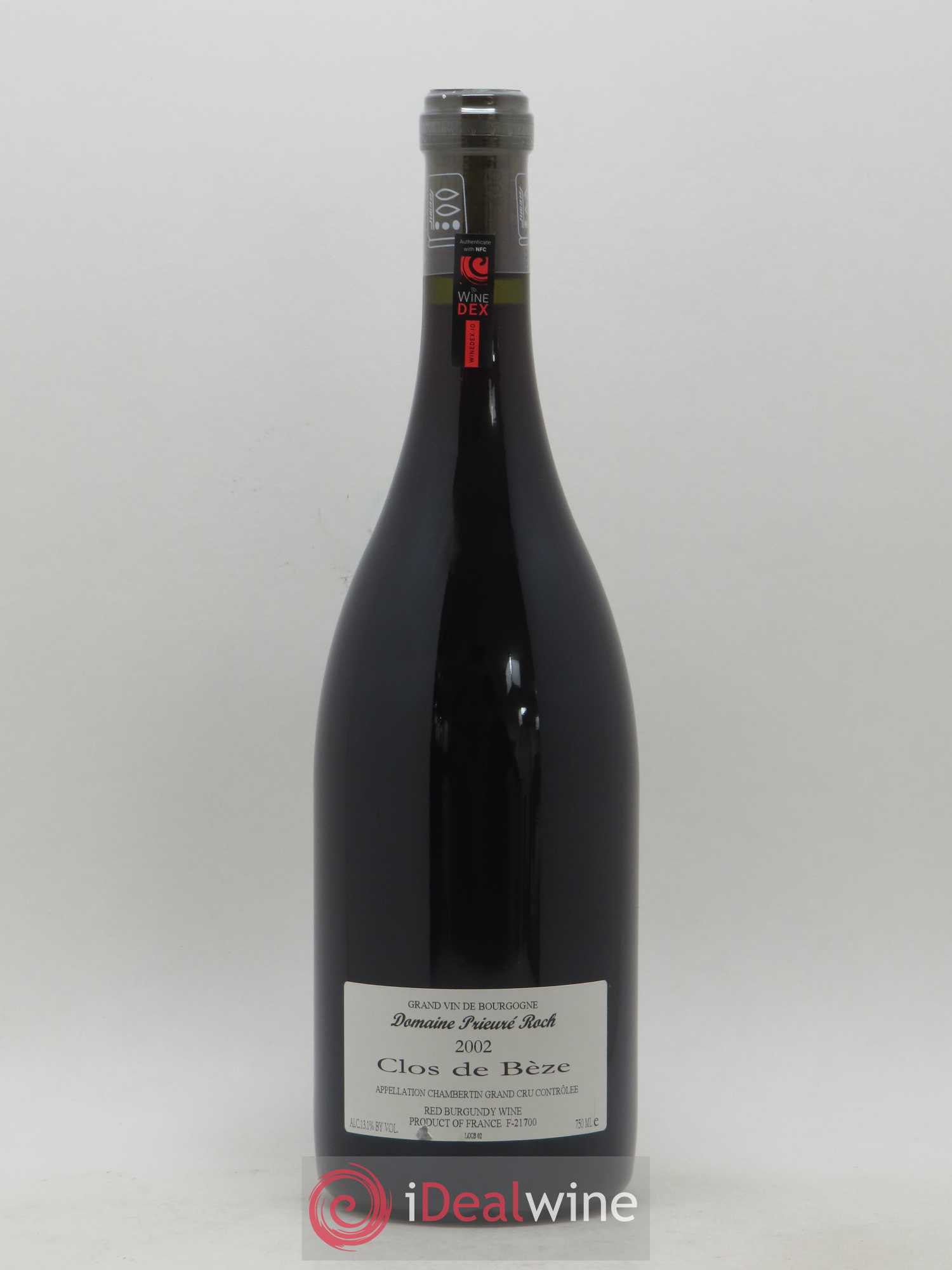 Chambertin Clos de Bèze Grand Cru Prieuré Roch 2002 - Lot de 1 bouteille - 1