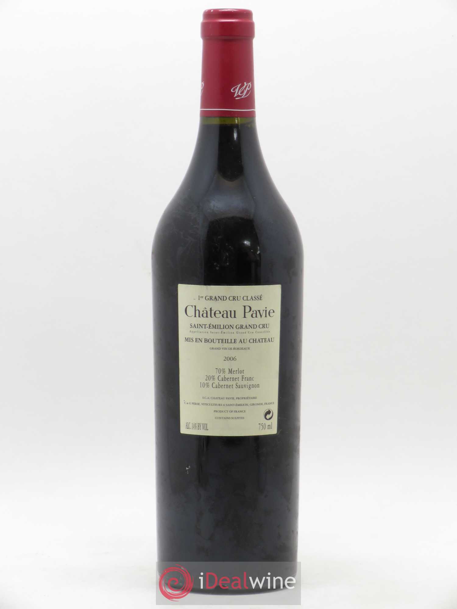 Château Pavie 1er Grand Cru Classé A 2006 - Lot de 1 bouteille - 1