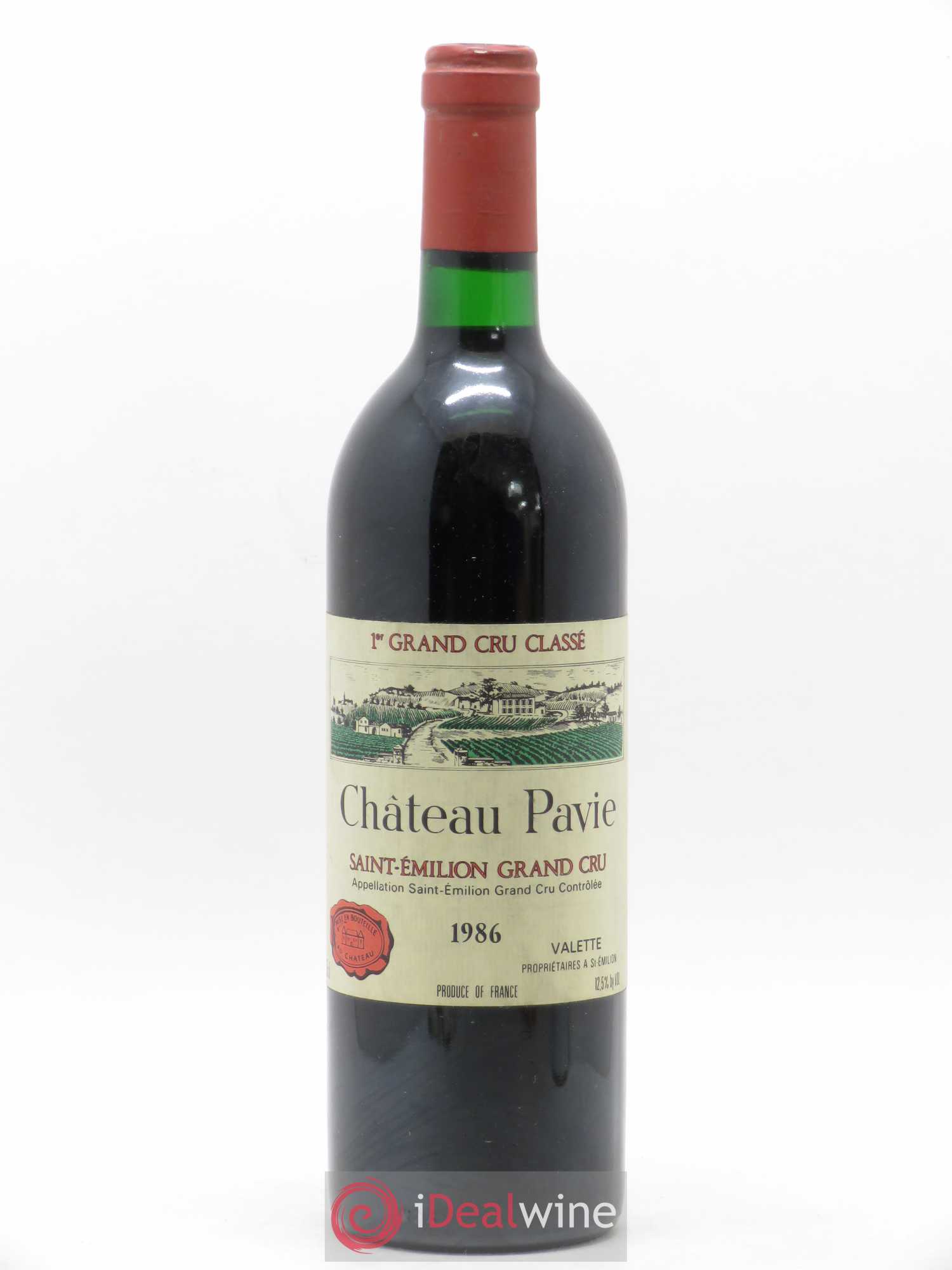 Château Pavie 1er Grand Cru Classé A 1986 - Lot de 1 bouteille - 0