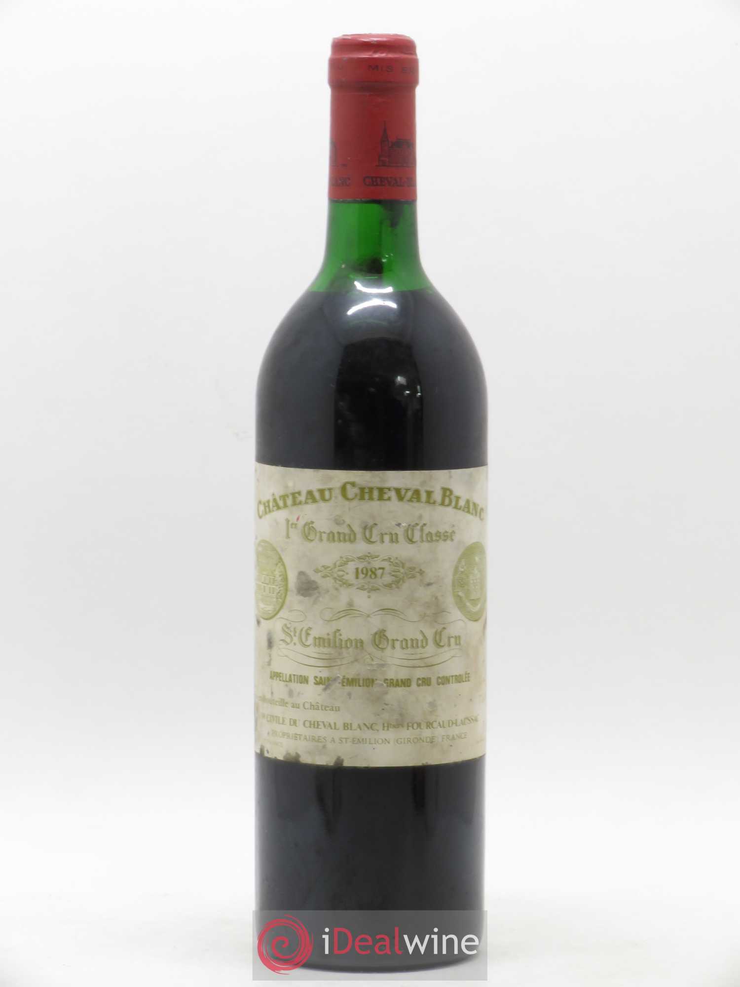Château Cheval Blanc 1er Grand Cru Classé A 1987 - Lot de 1 bouteille - 0