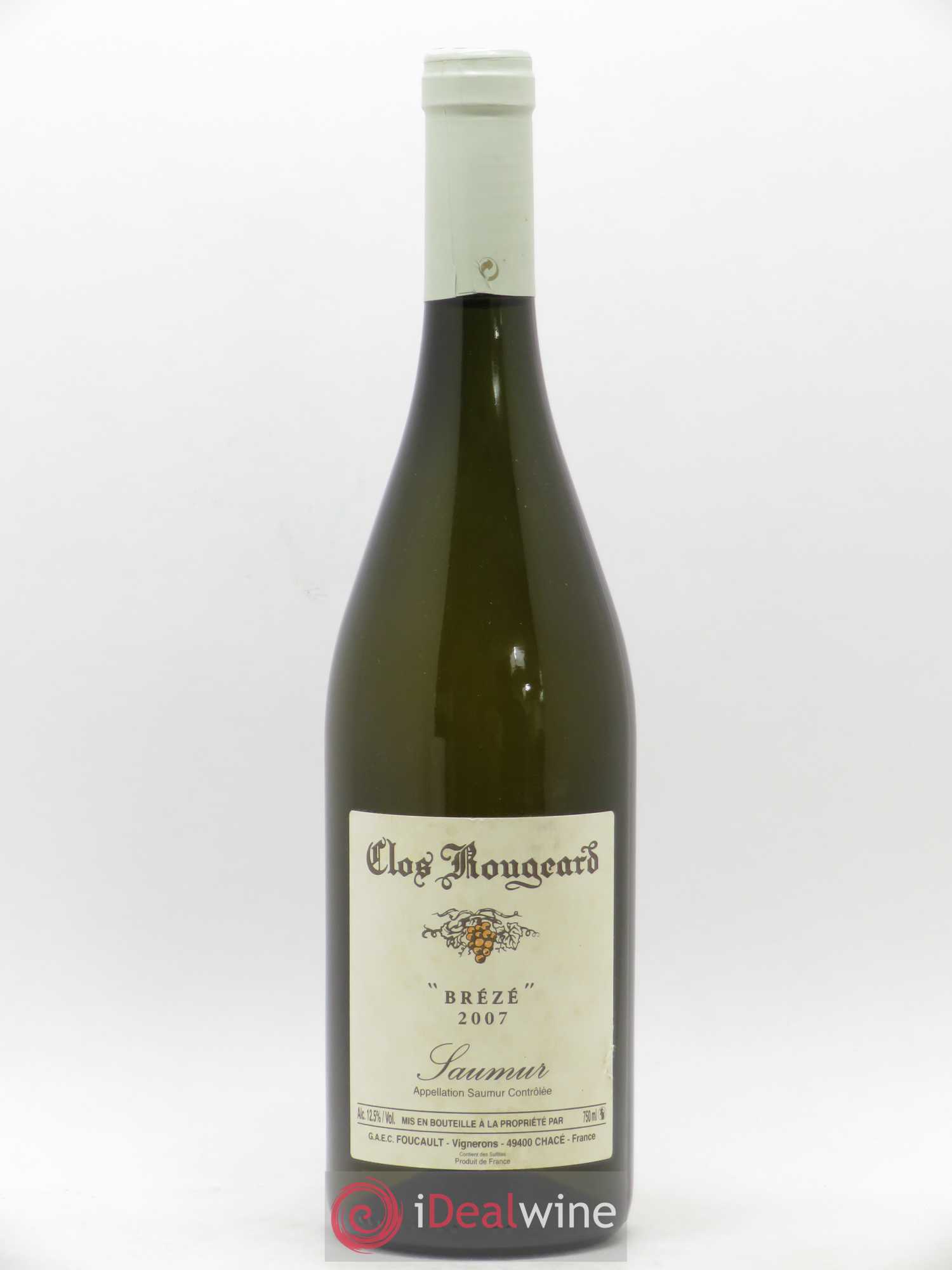 Saumur Brézé Clos Rougeard 2007 - Lot de 1 bouteille - 0