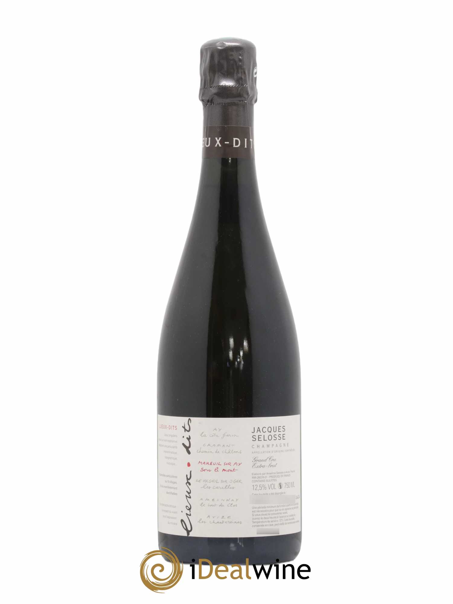 Mareuil sur Ay Sous le Mont Extra-Brut Jacques Selosse - Lot de 1 bouteille - 0