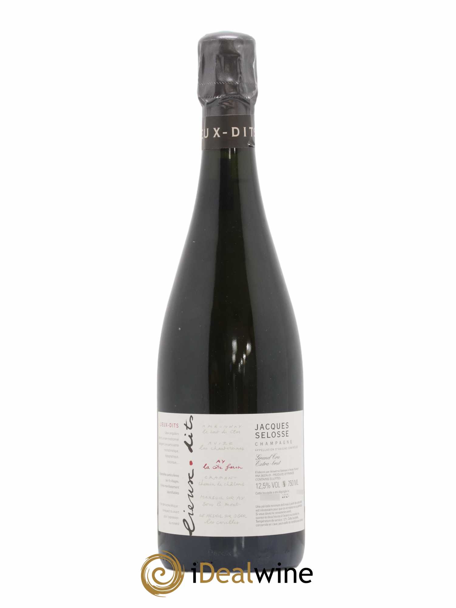 La Côte Faron Blanc de Noirs Grand Cru Extra-Brut Jacques Selosse - Lot de 1 bouteille - 0