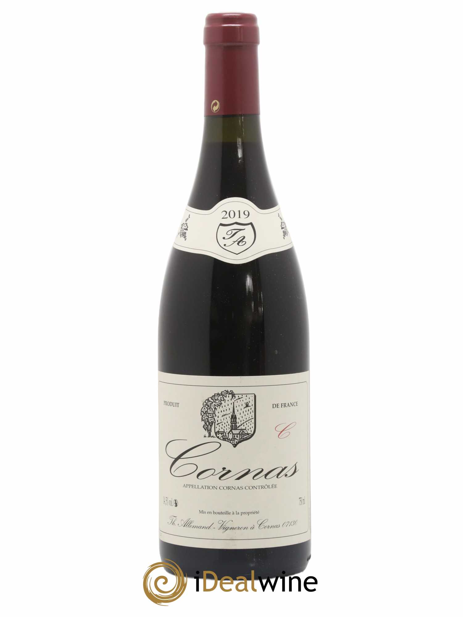 Cornas Chaillot Thierry Allemand 2019 - Lot de 1 bouteille - 0