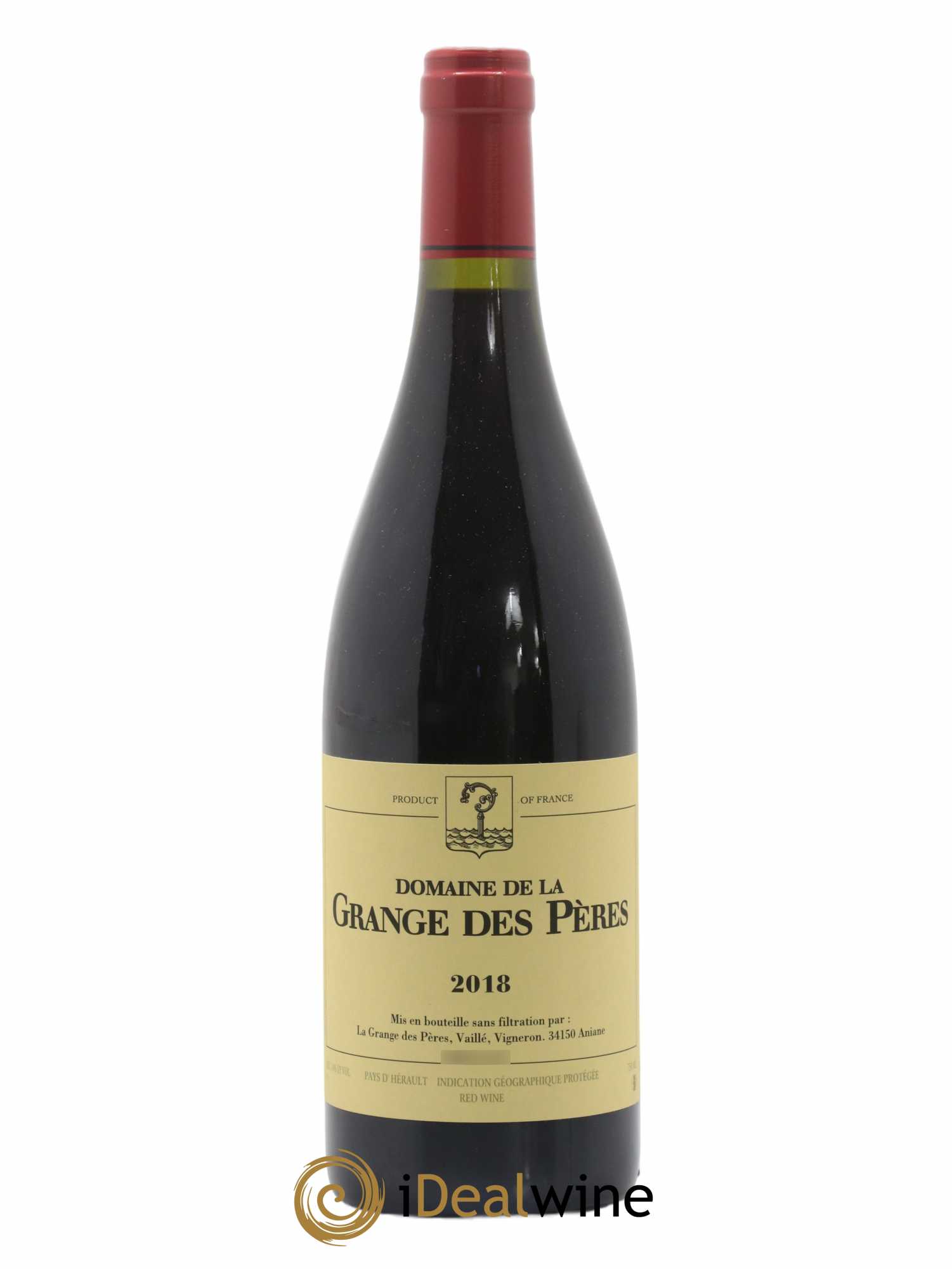 Pays d'Hérault Grange des Pères Laurent Vaillé (sans prix de réserve) 2018 - Lot de 1 bouteille - 0