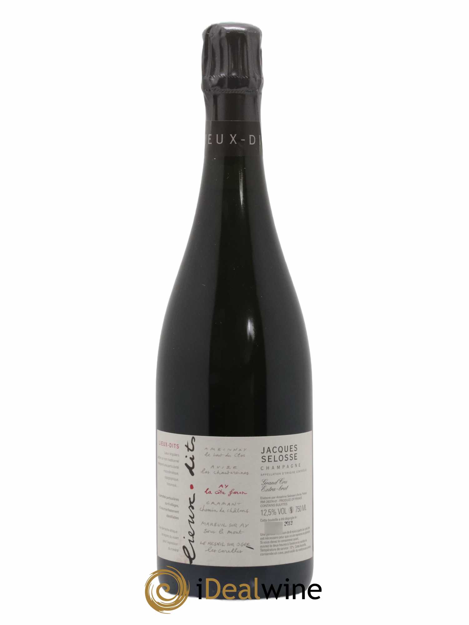 La Côte Faron Blanc de Noirs Grand Cru Extra-Brut Jacques Selosse - Lot de 1 bouteille - 0