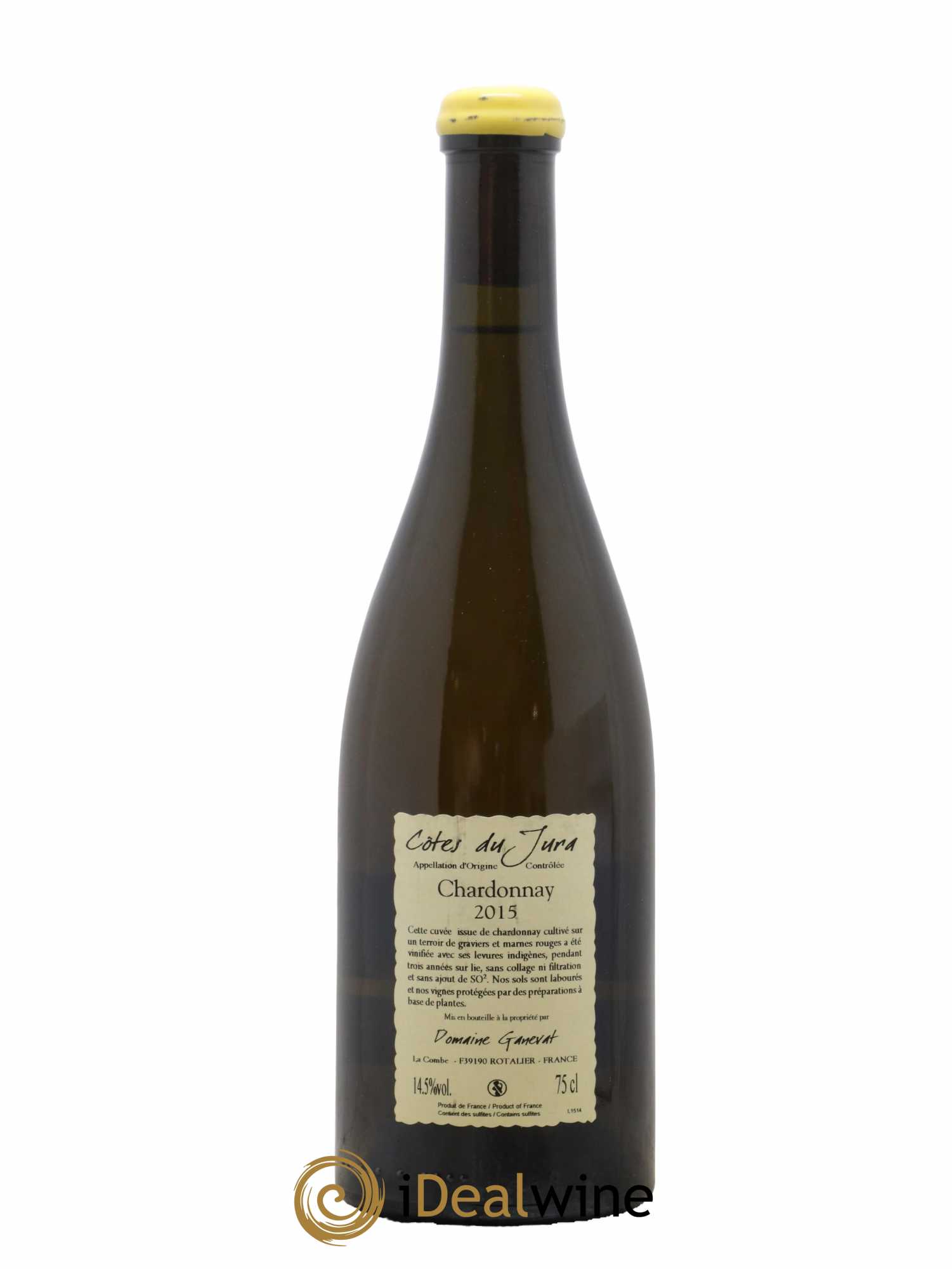 Côtes du Jura Les Gryphées Vieilles Vignes Jean-François Ganevat (Domaine) 2015 - Lot of 1 bottle - 1