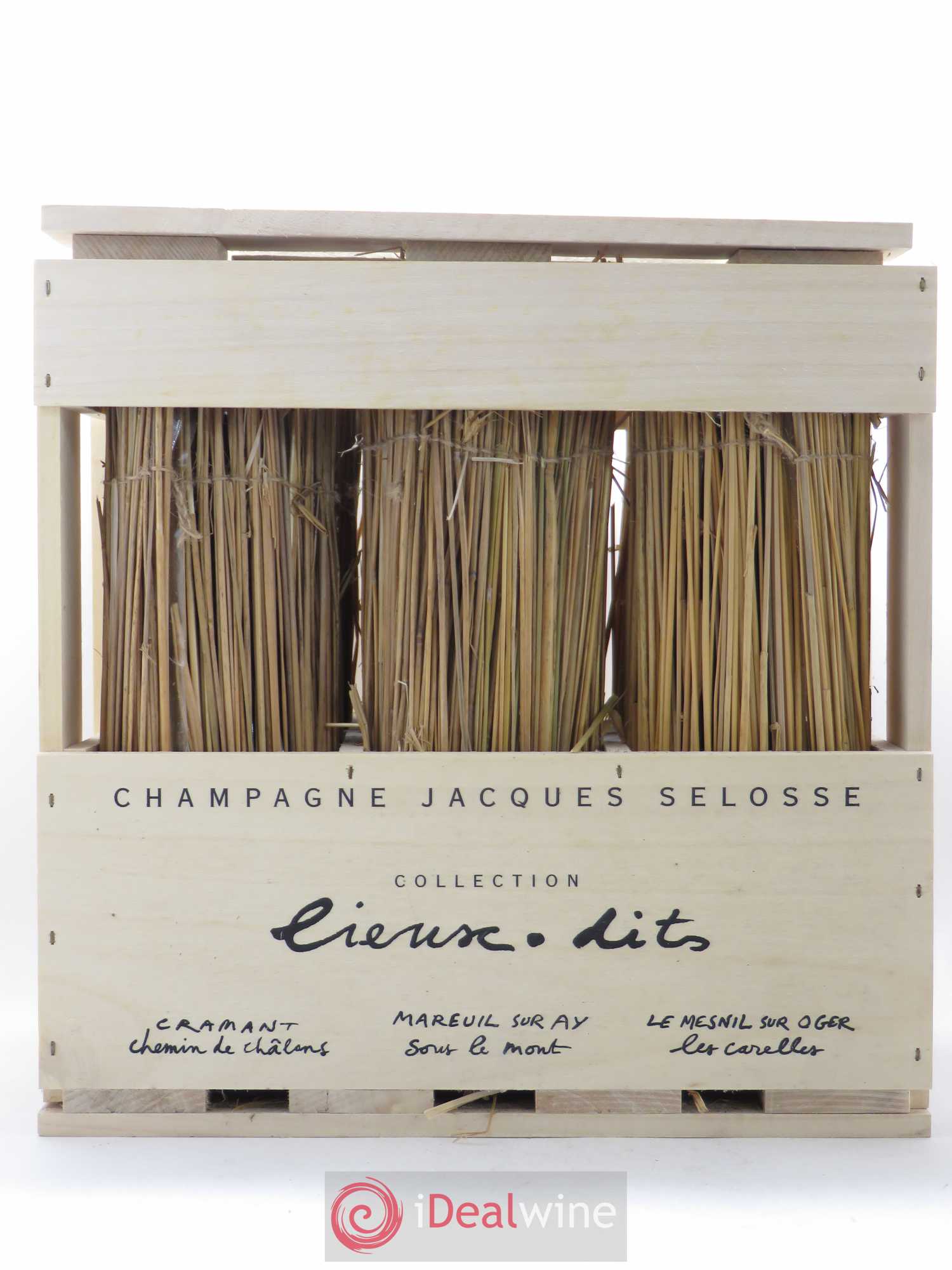 Caisse Collection Lieux-dits Jacques Selosse Les Carelles - La Cote Faron - Le Bout du Clos - Les Chantereines - Sous le Mont - Chemin de Chalons - Posten von 1 Flasche - 4