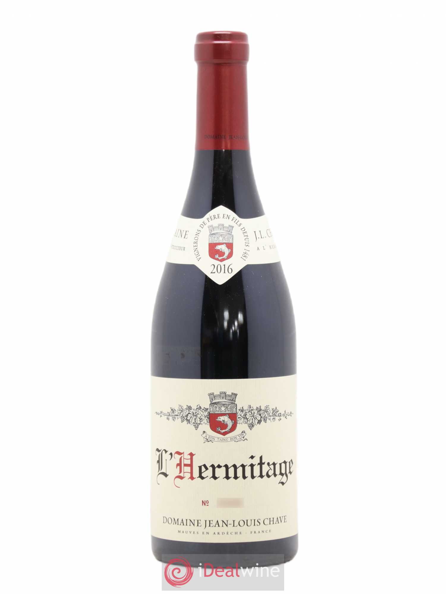Hermitage Jean-Louis Chave 2016 - Lot de 1 bouteille - 0