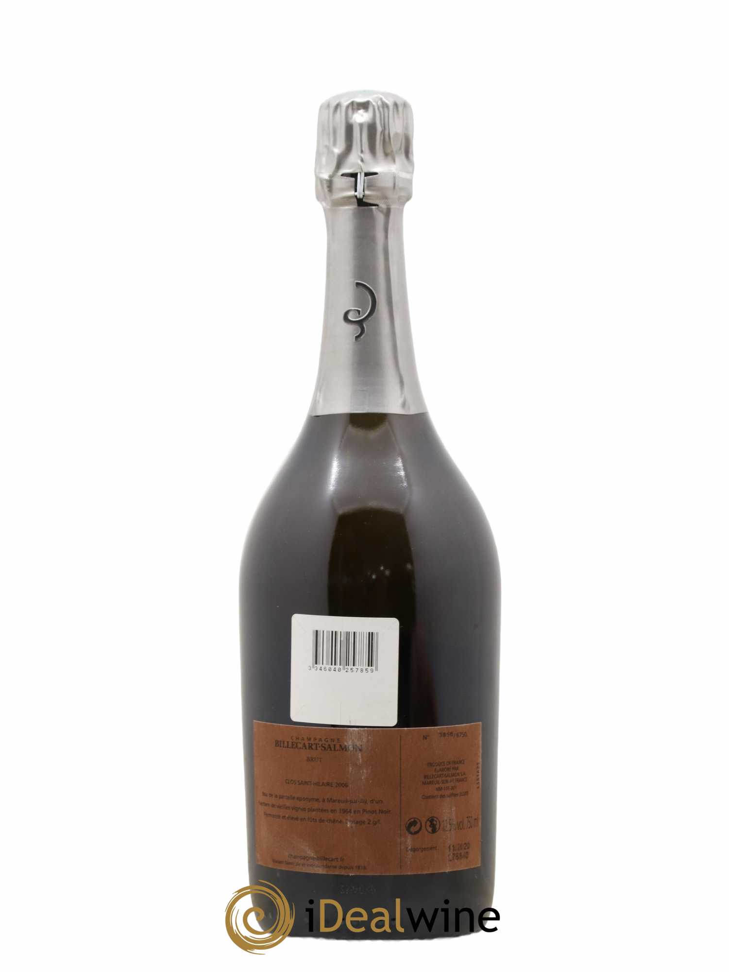 Le Clos Saint-Hilaire Billecart-Salmon 2006 - Lot de 1 bouteille - 1