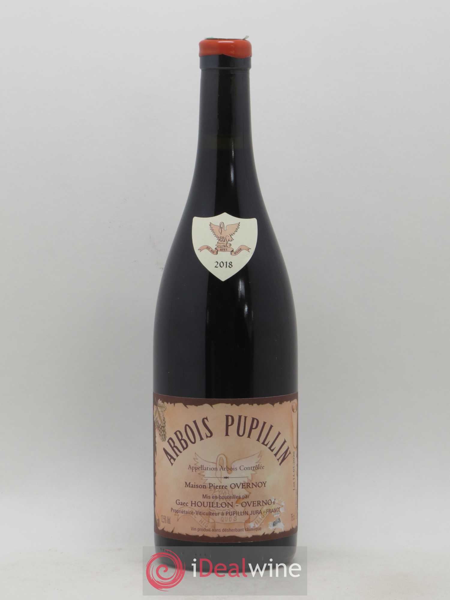 Arbois-Pupillin Poulsard (cire rouge) Overnoy-Houillon (Domaine) 2018 - Lot de 1 bouteille - 0