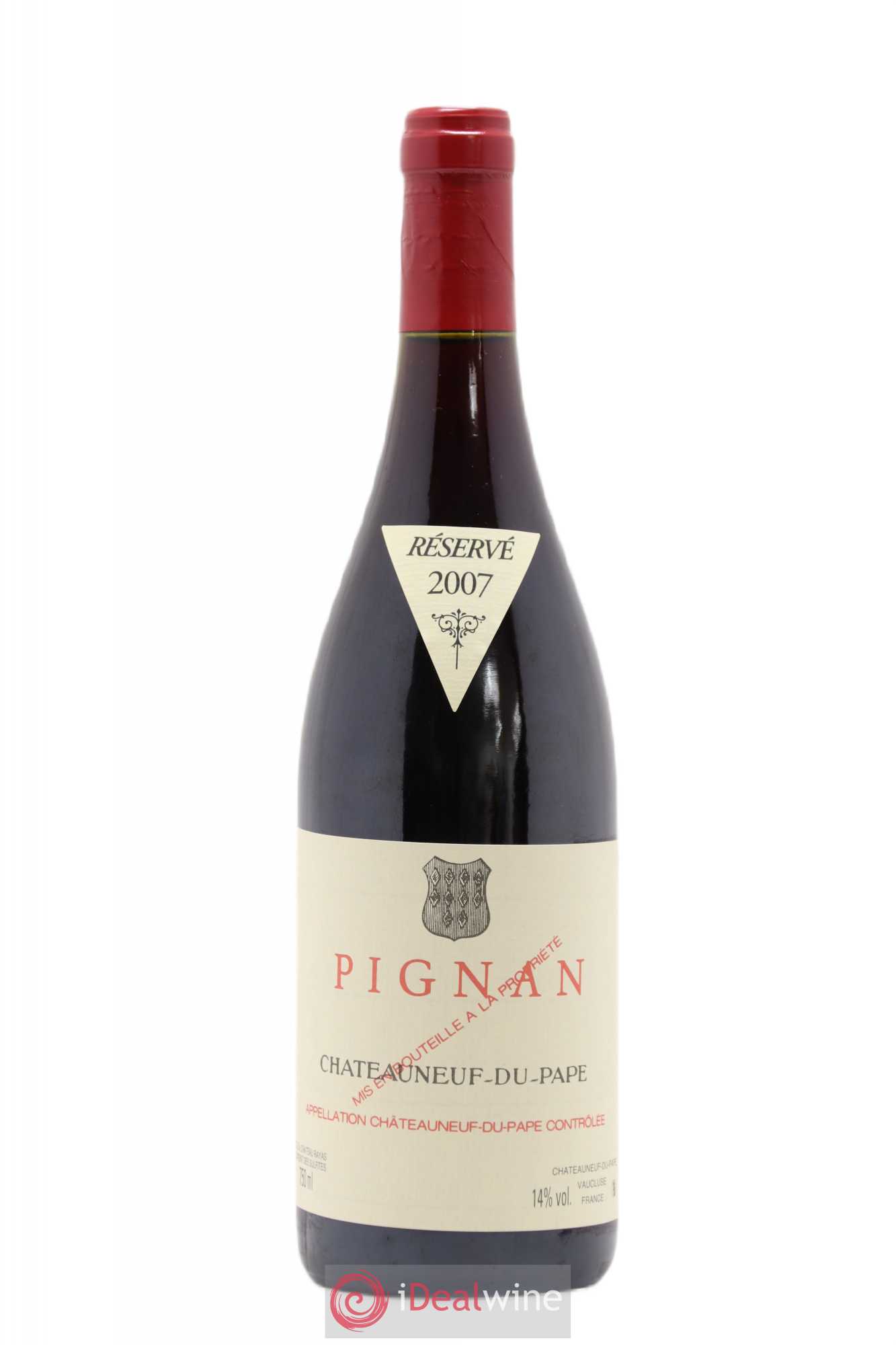 Châteauneuf-du-Pape Pignan Emmanuel Reynaud 2007 - Lot de 1 bouteille - 0