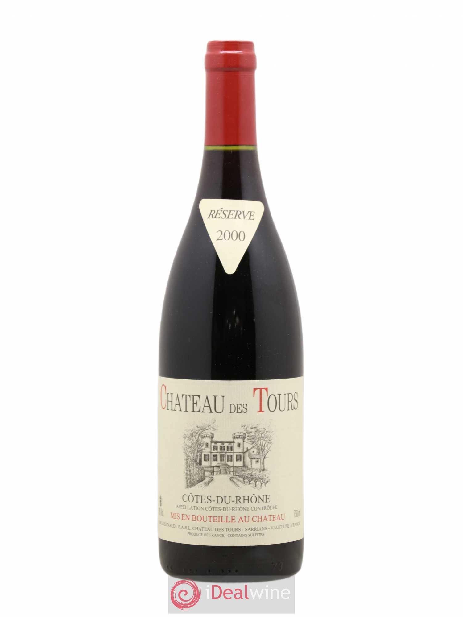 Côtes-du-Rhône Château des Tours Emmanuel Reynaud 2000 - Lot de 1 bouteille - 0