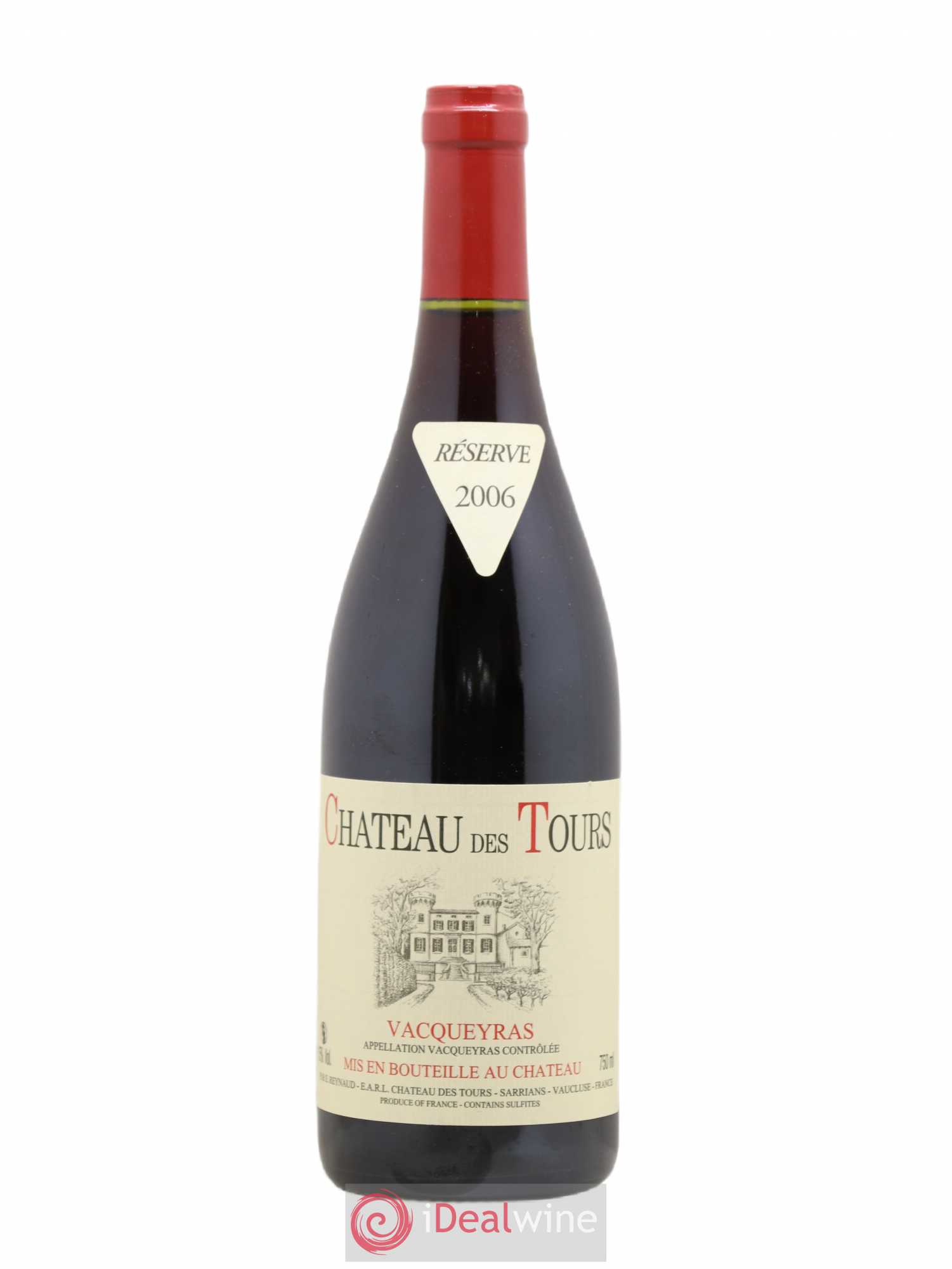 Vacqueyras Château des Tours Emmanuel Reynaud 2006 - Lot de 1 bouteille - 0