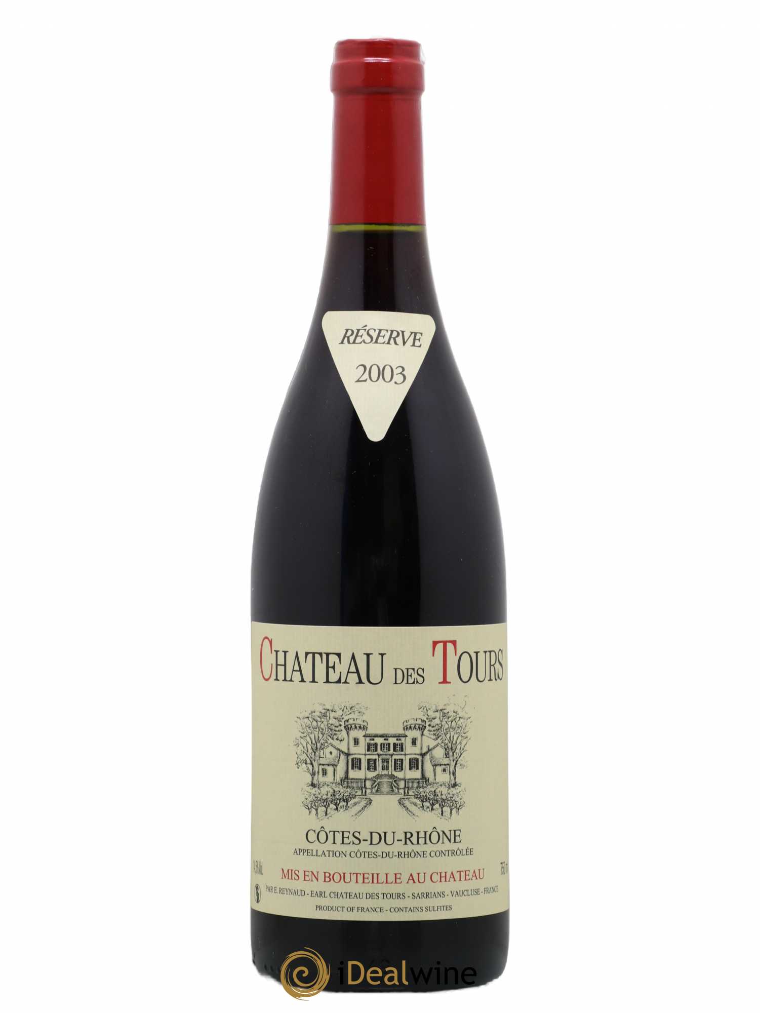 Côtes-du-Rhône Château des Tours Emmanuel Reynaud 2003 - Lot de 1 bouteille - 0