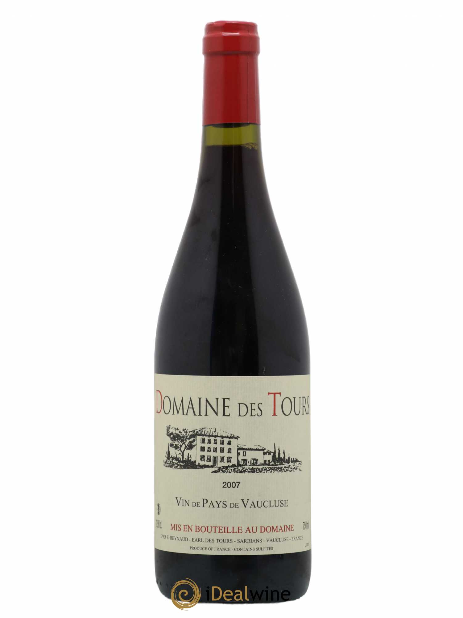 Vaucluse (Vin de Pays de Vaucluse) Domaine des Tours Emmanuel Reynaud 2007 - Lot de 1 bouteille - 0