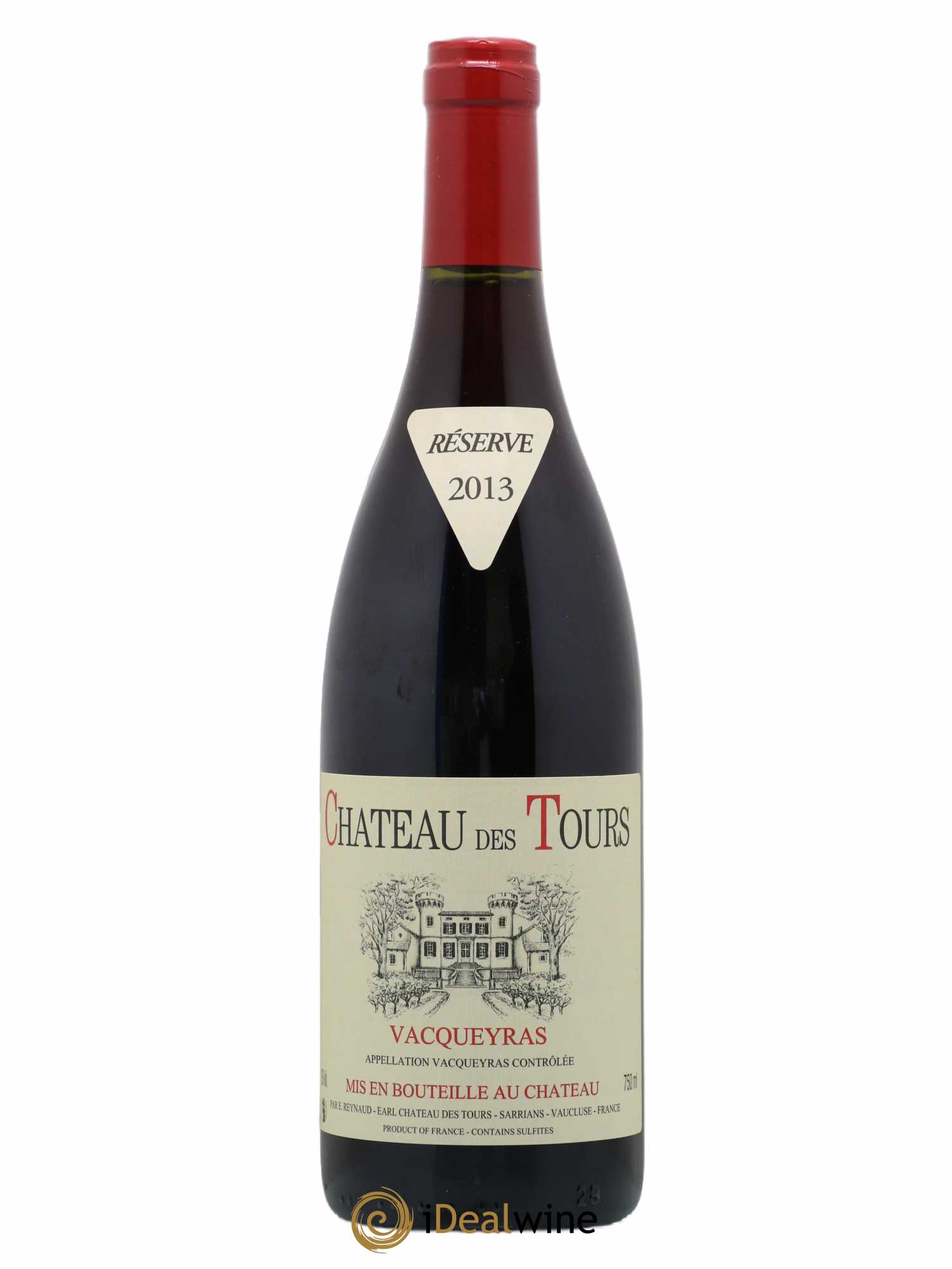 Vacqueyras Château des Tours Emmanuel Reynaud 2013 - Lot de 1 bouteille - 0