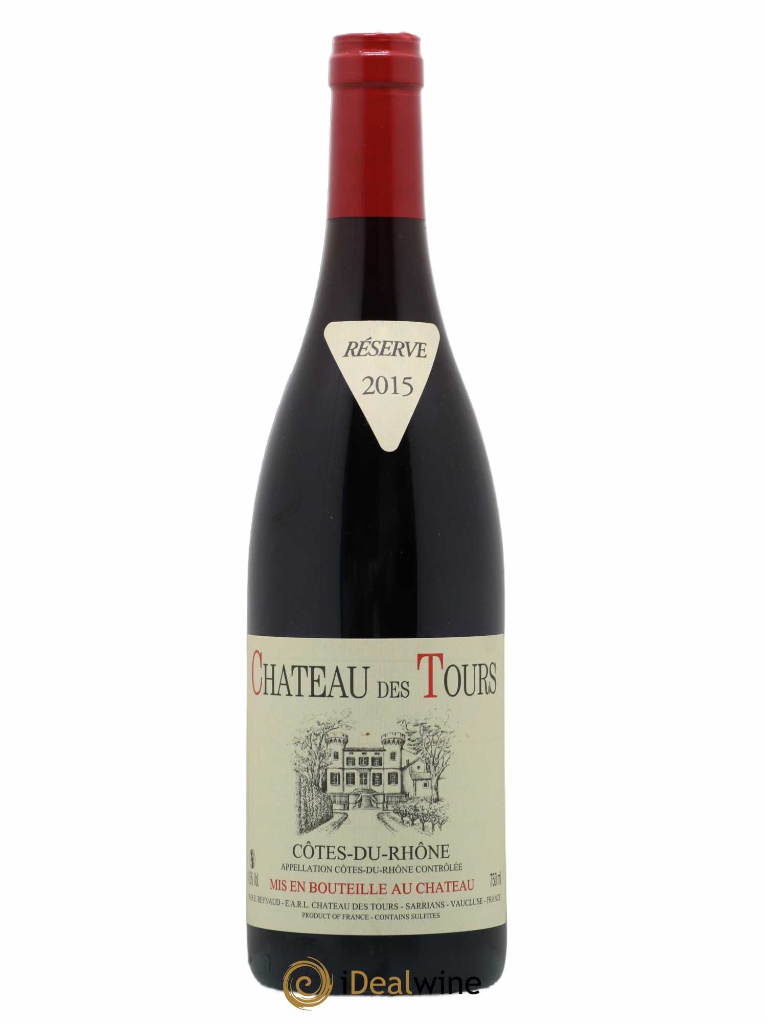 Côtes-du-Rhône Château des Tours Emmanuel Reynaud 2015 - Lot de 1 bouteille - 0