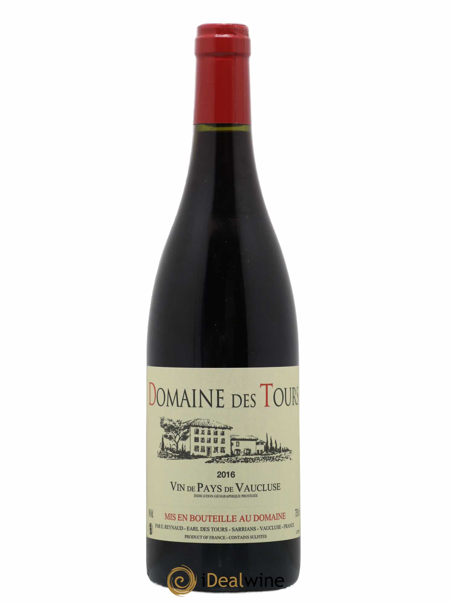 Vaucluse (Vin de Pays de Vaucluse) Domaine des Tours Emmanuel Reynaud 2016 - Lot de 1 bouteille - 0