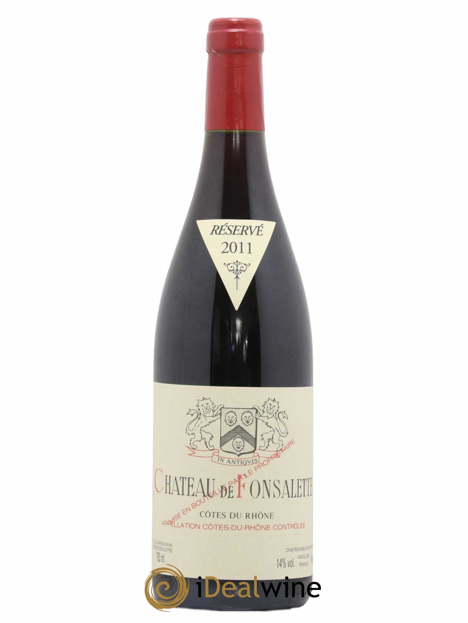 Côtes-du-Rhône Château de Fonsalette Emmanuel Reynaud 2011 - Lot de 1 bouteille - 0