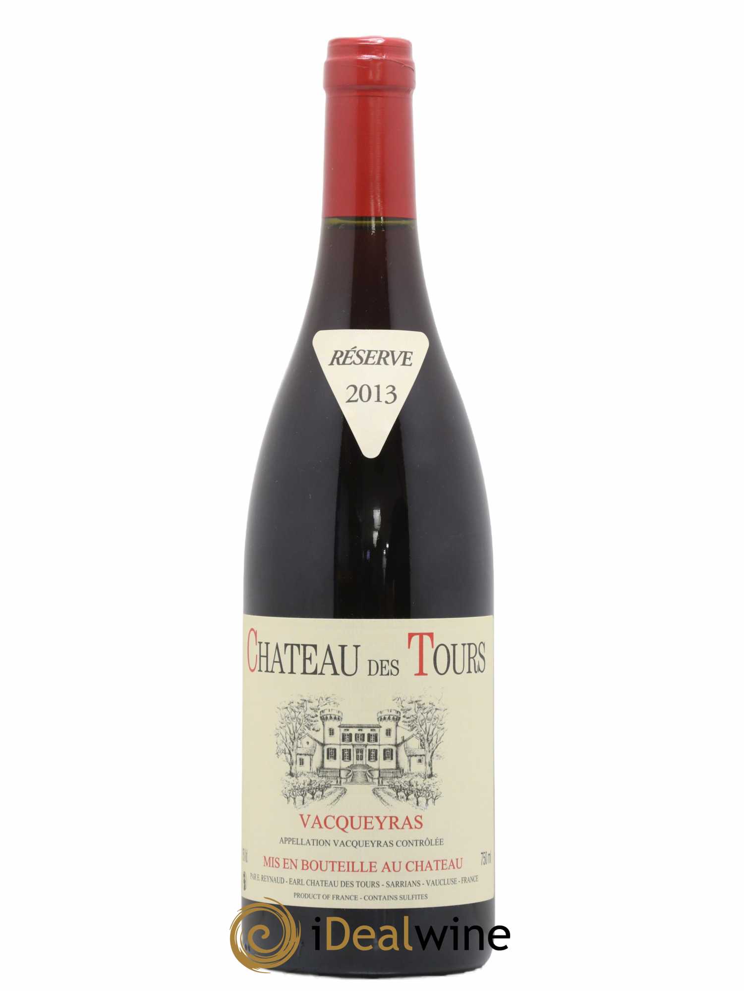 Vacqueyras Château des Tours Emmanuel Reynaud 2013 - Lot de 1 bouteille - 0