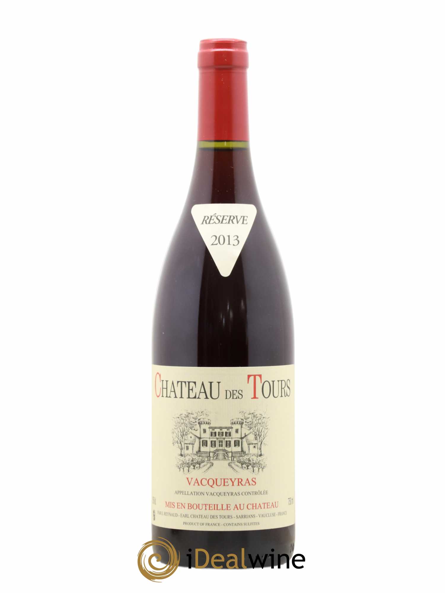 Vacqueyras Château des Tours Emmanuel Reynaud 2013 - Lot de 1 bouteille - 0
