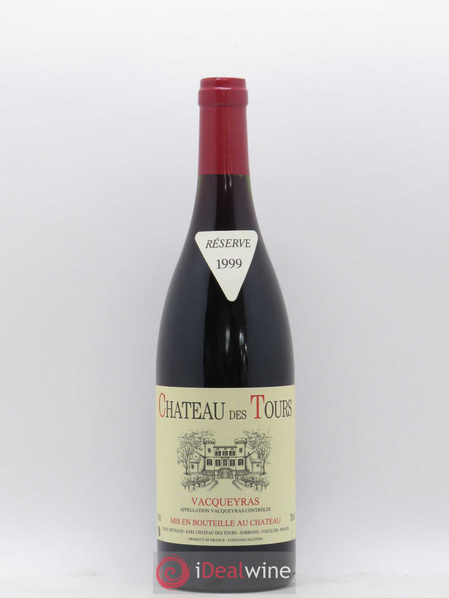 Vacqueyras Château des Tours Emmanuel Reynaud 1999 - Lot de 1 bouteille - 0