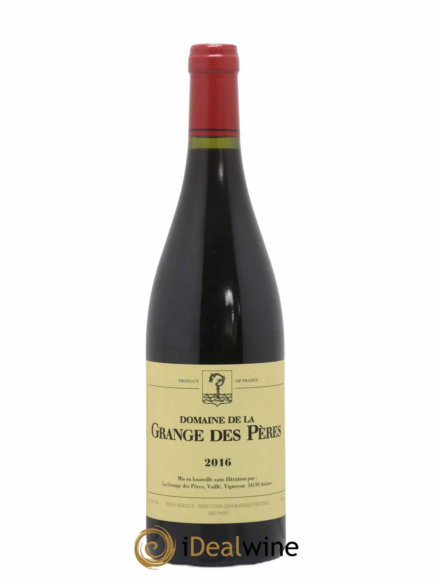 Pays d'Hérault Grange des Pères Laurent Vaillé 2016 - Lot de 1 bouteille - 0