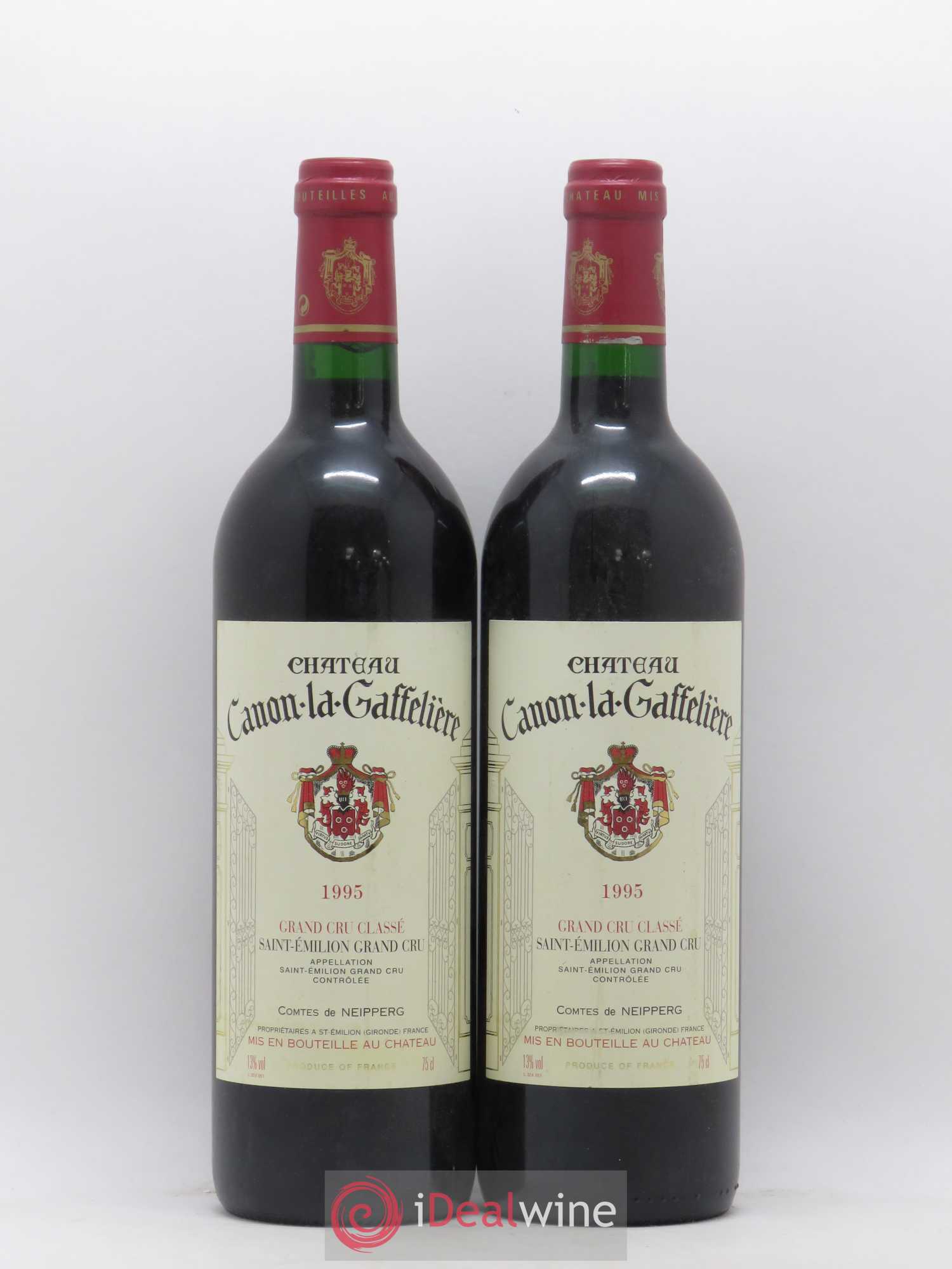 Château Canon la Gaffelière 1er Grand Cru Classé B 1995 - Lot de 2 bouteilles - 0