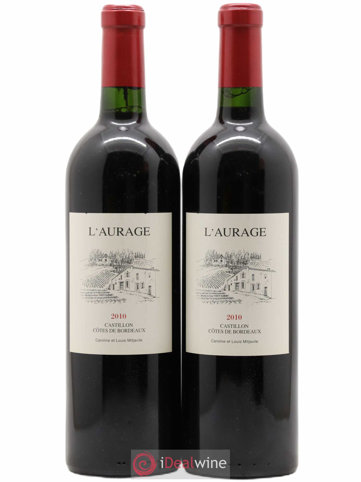L'Aurage 2010 - Lot de 2 bouteilles - 0