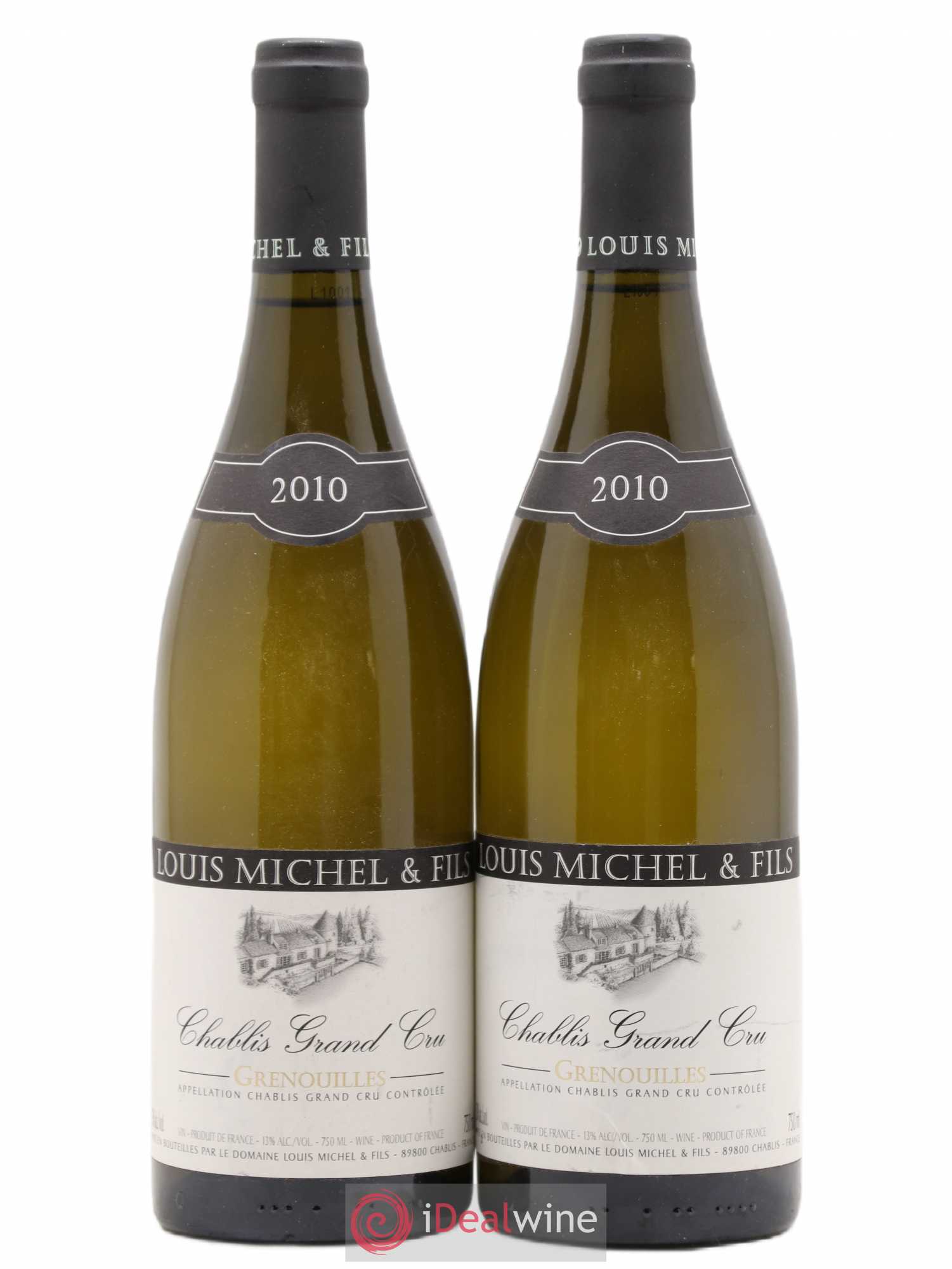 Chablis Grand Cru Grenouilles Louis Michel et Fils 2010 - Lot de 2 bouteilles - 0