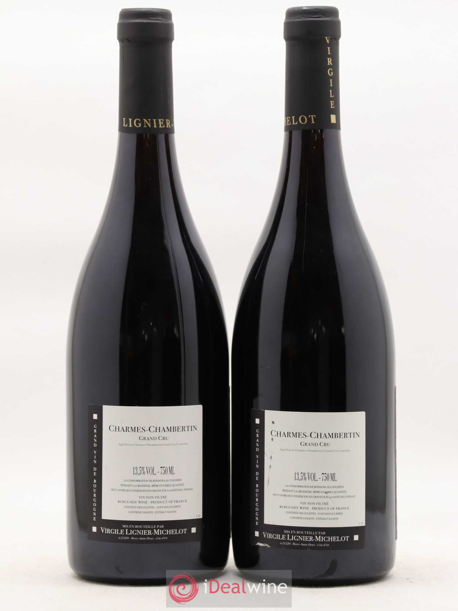 Charmes-Chambertin Grand Cru Lignier-Michelot (Domaine) 2010 - Lot de 2 bouteilles - 1