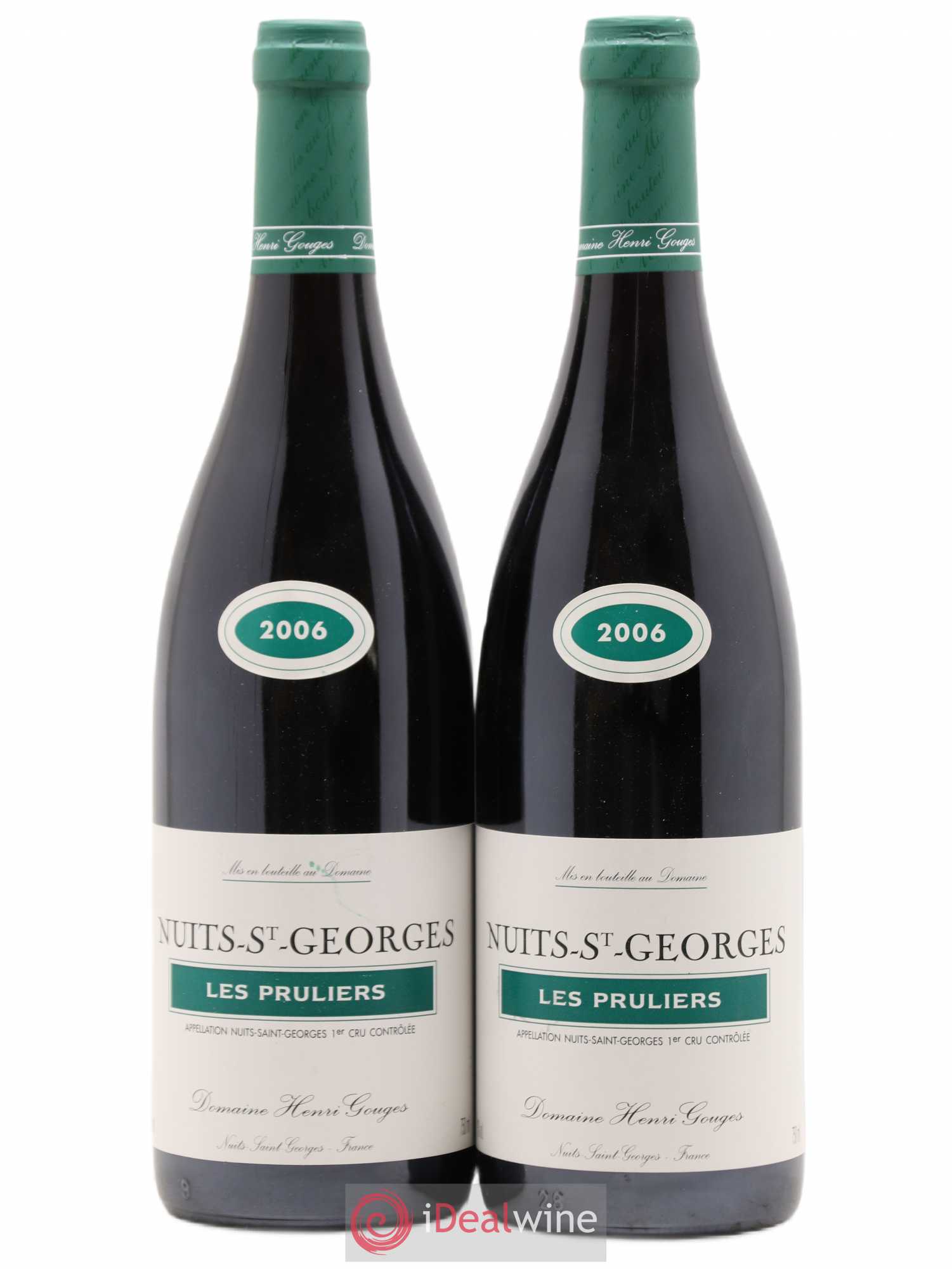 Nuits-Saint-Georges 1er Cru Les Pruliers Henri Gouges 2006 - Lot de 2 bouteilles - 0