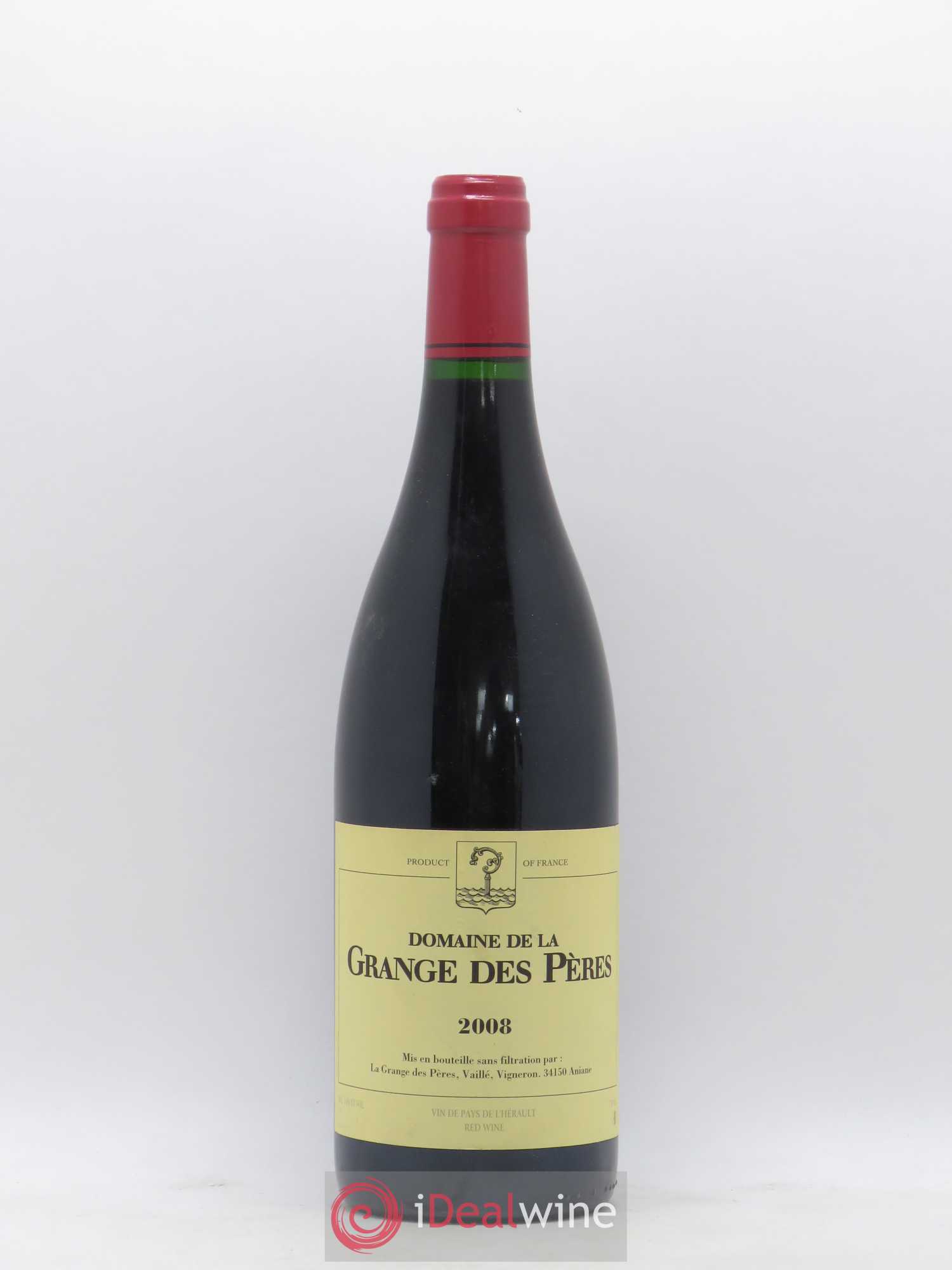 Pays d'Hérault Grange des Pères Laurent Vaillé 2008 - Lot de 1 bouteille - 0