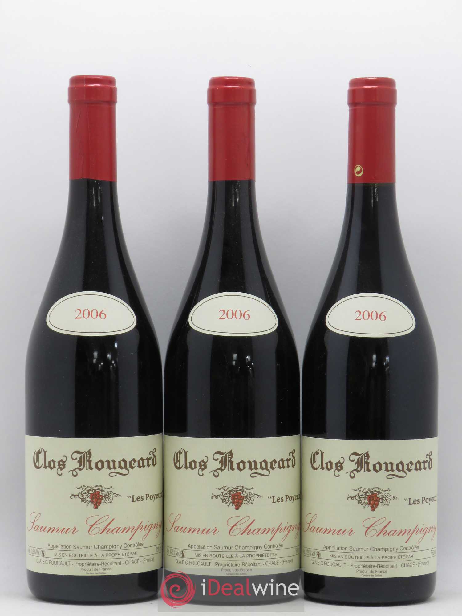 Saumur-Champigny Les Poyeux Clos Rougeard 2006 - Lot de 3 bouteilles - 0