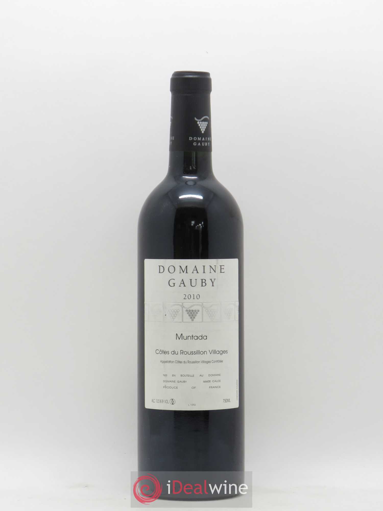Côtes Catalanes (anciennement Côtes du Roussillon Villages) La Muntada Gauby (Domaine) 2010 - Lot de 1 bouteille - 0