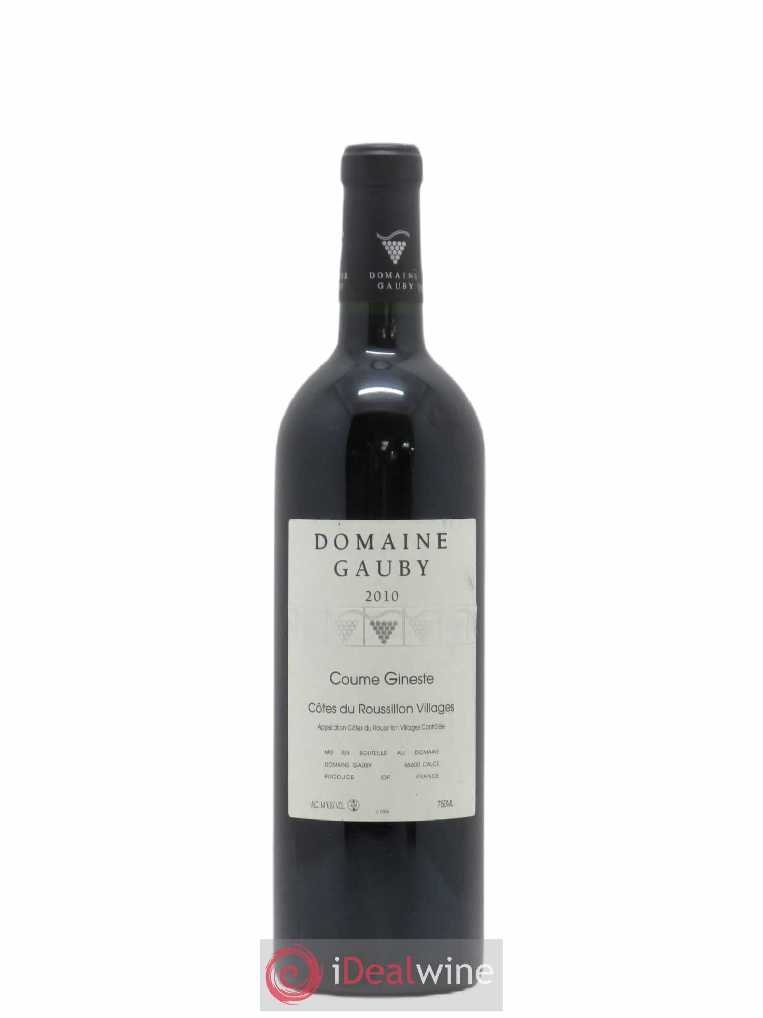 Côtes du Roussillon Villages Coume Gineste Gauby (Domaine) 2010 - Lot de 1 bouteille - 0