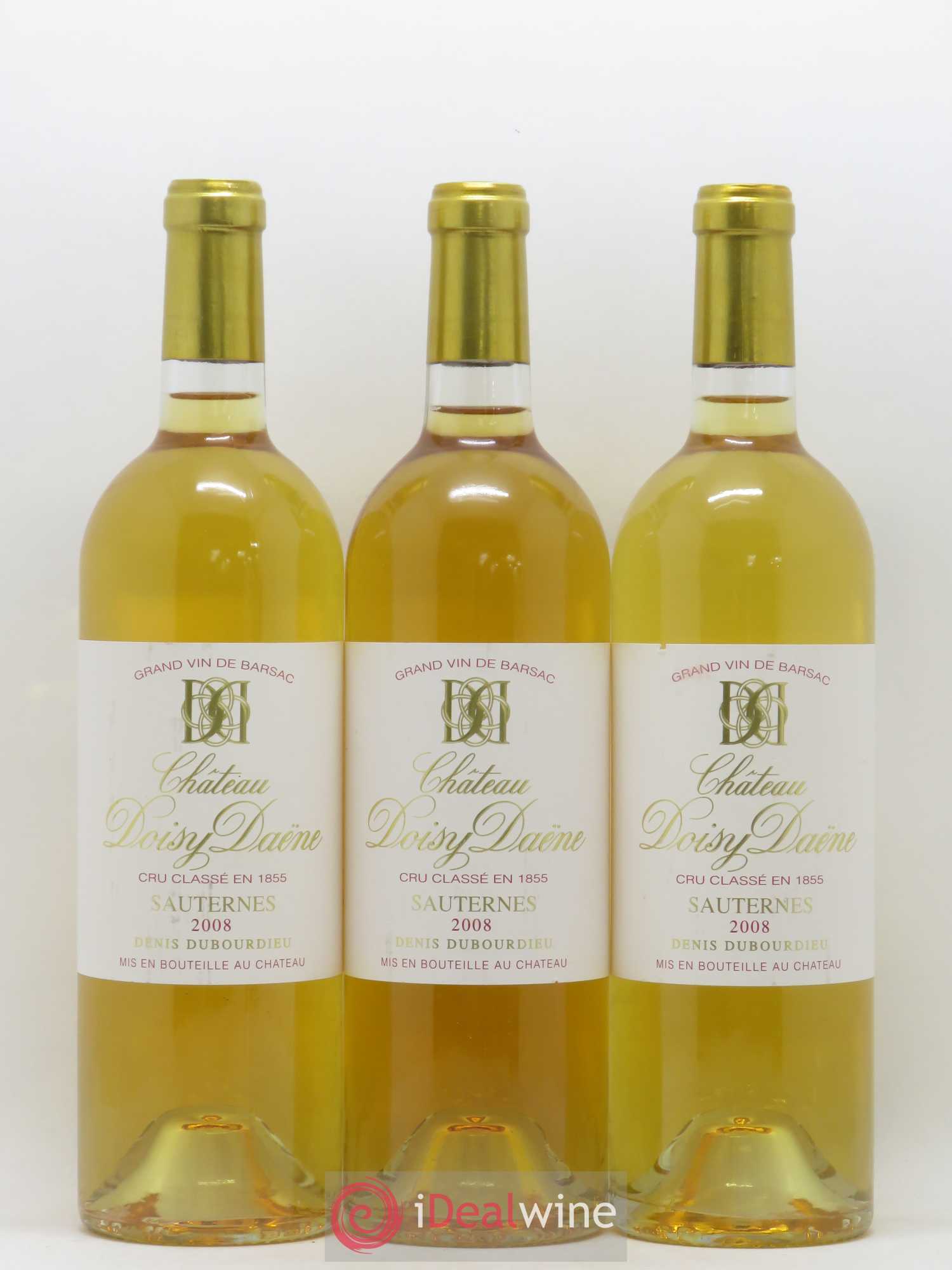 Château Doisy Daëne 2ème Grand Cru Classé 2008 - Lotto di 3 bottiglie - 0