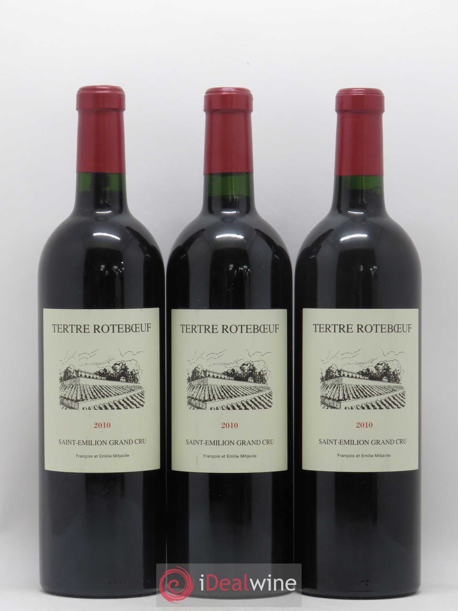 Château Tertre Roteboeuf 2010 - Lot de 3 bouteilles - 0