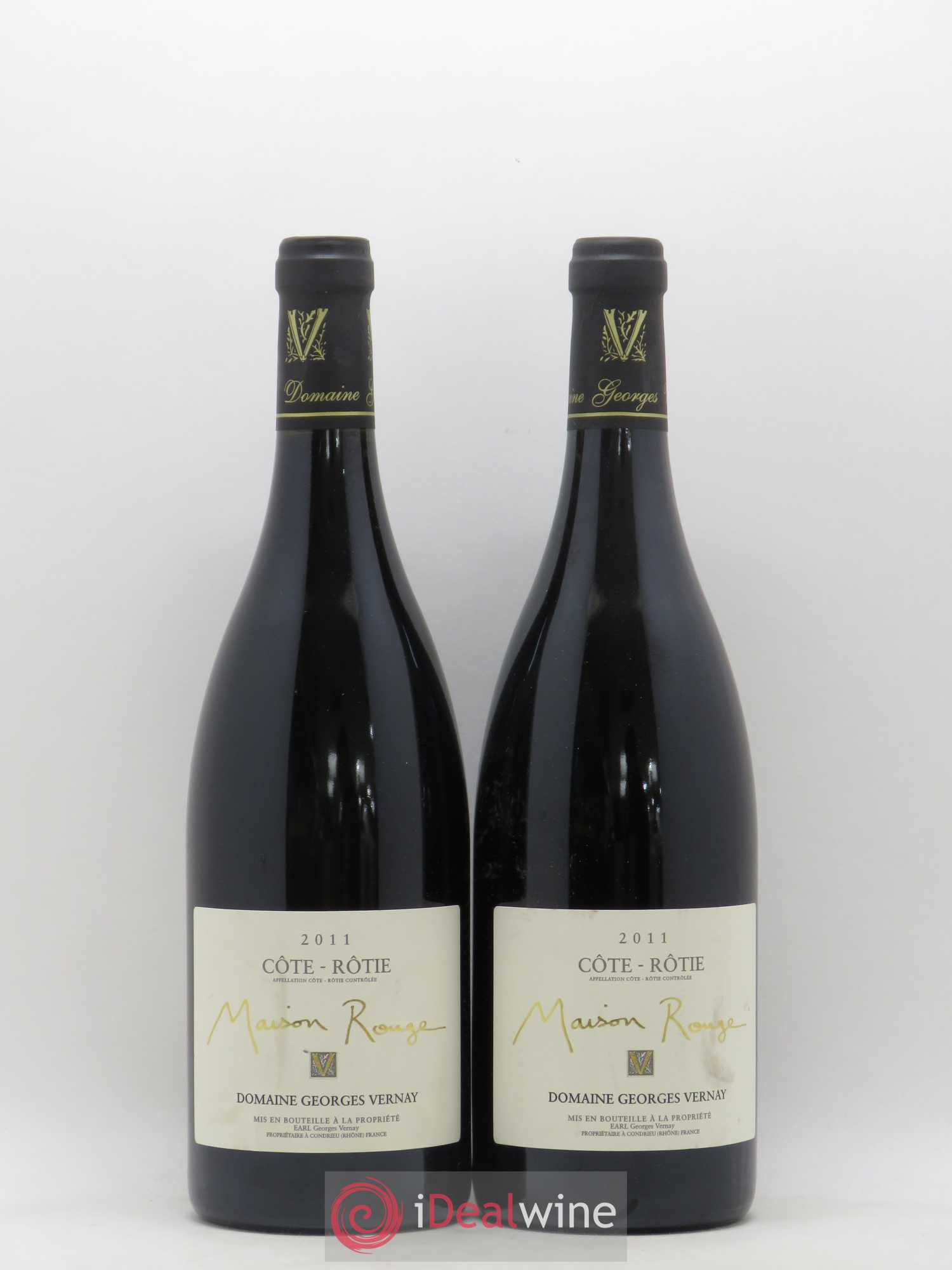 Côte-Rôtie Maison Rouge Georges Vernay 2011 - Lot de 2 bouteilles - 0