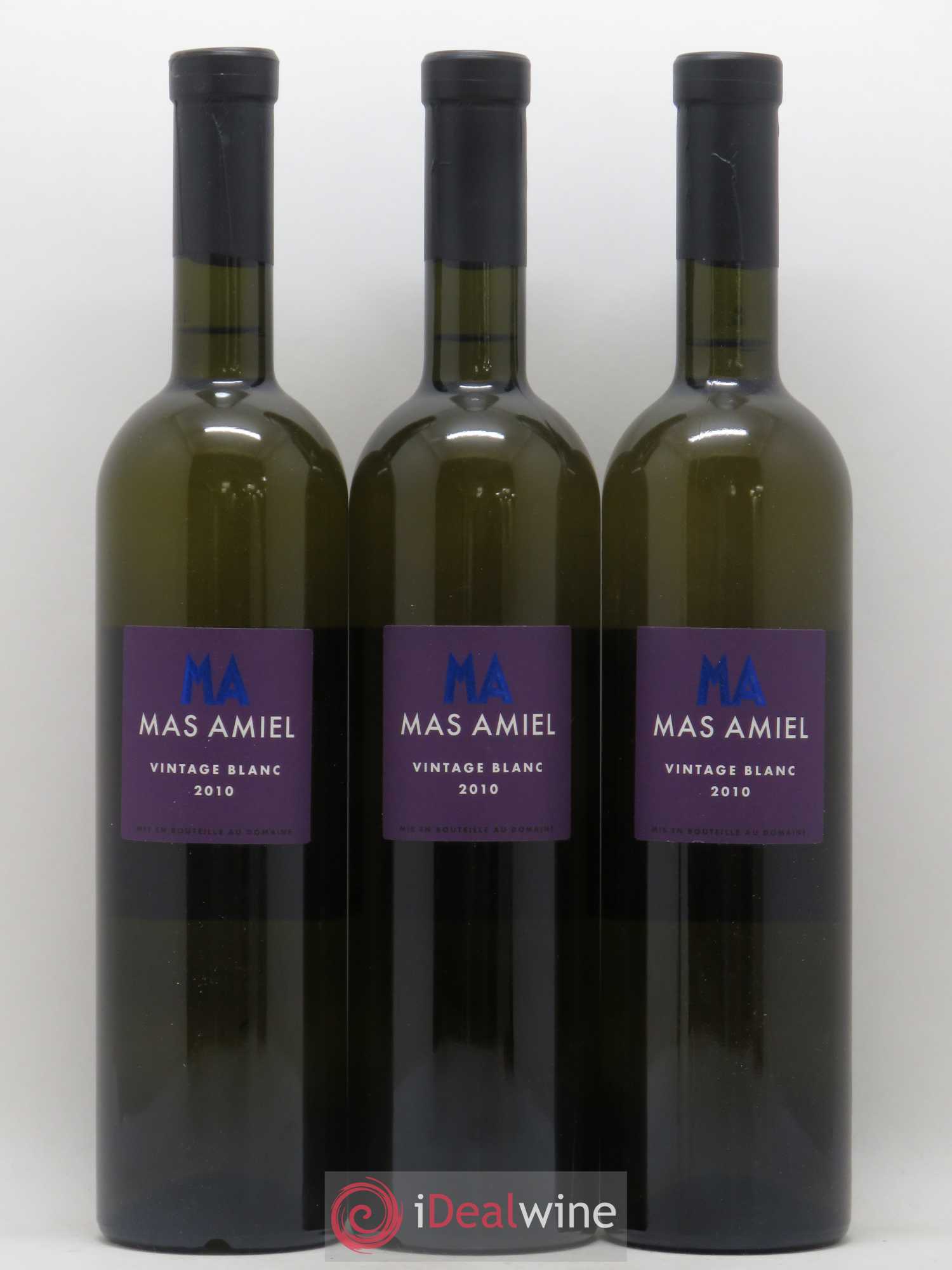 Maury Mas Amiel Millésime 80 2010 - Lot de 3 bouteilles - 0