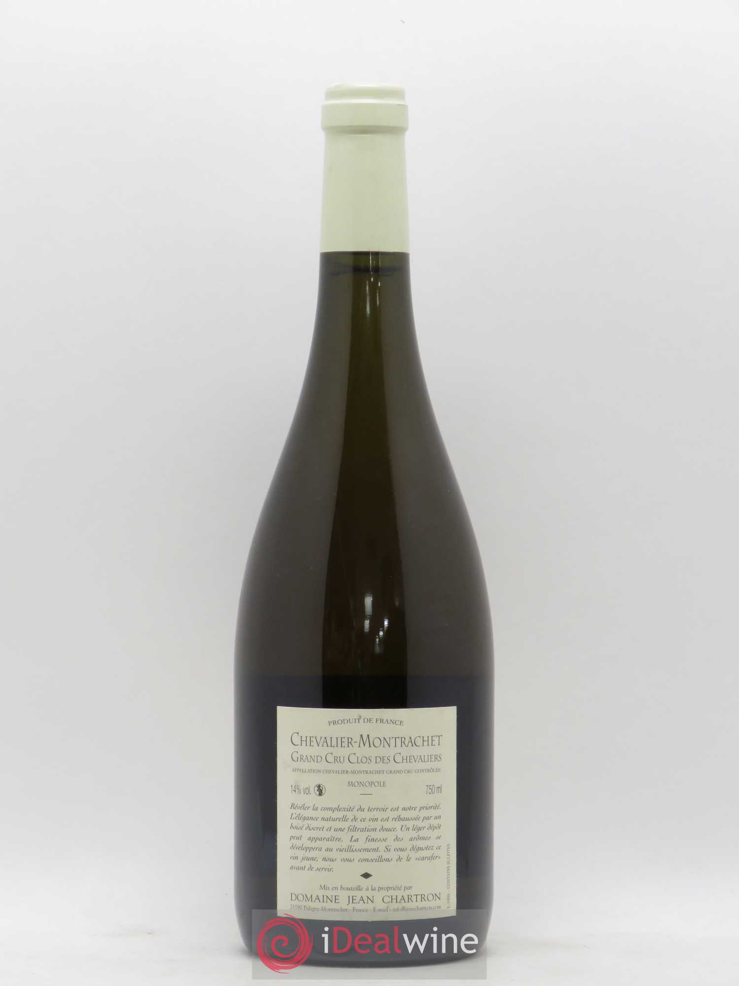 Chevalier-Montrachet Grand Cru Clos des Chevaliers Jean Chartron (Domaine) 2007 - Lot de 1 bouteille - 1