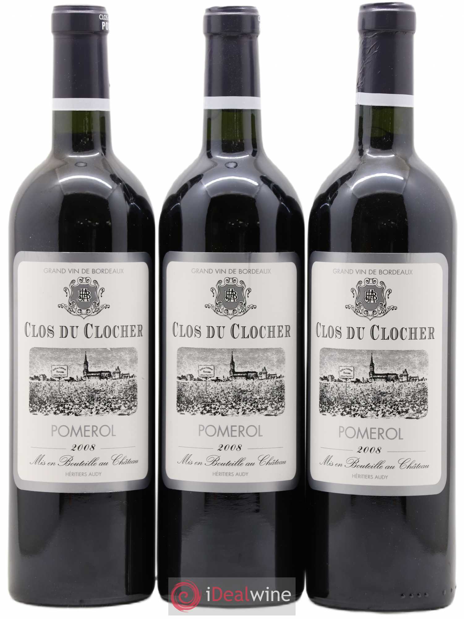 Clos du Clocher 2008 - Lot de 3 bouteilles - 0